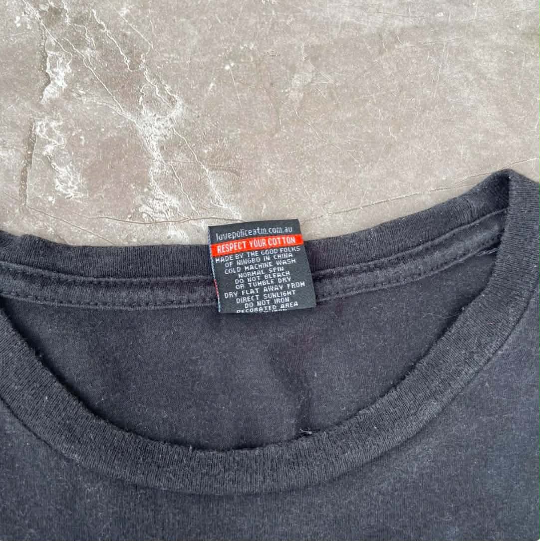 ED SHEERAN BLACK COTTON T-SHIRT (M)