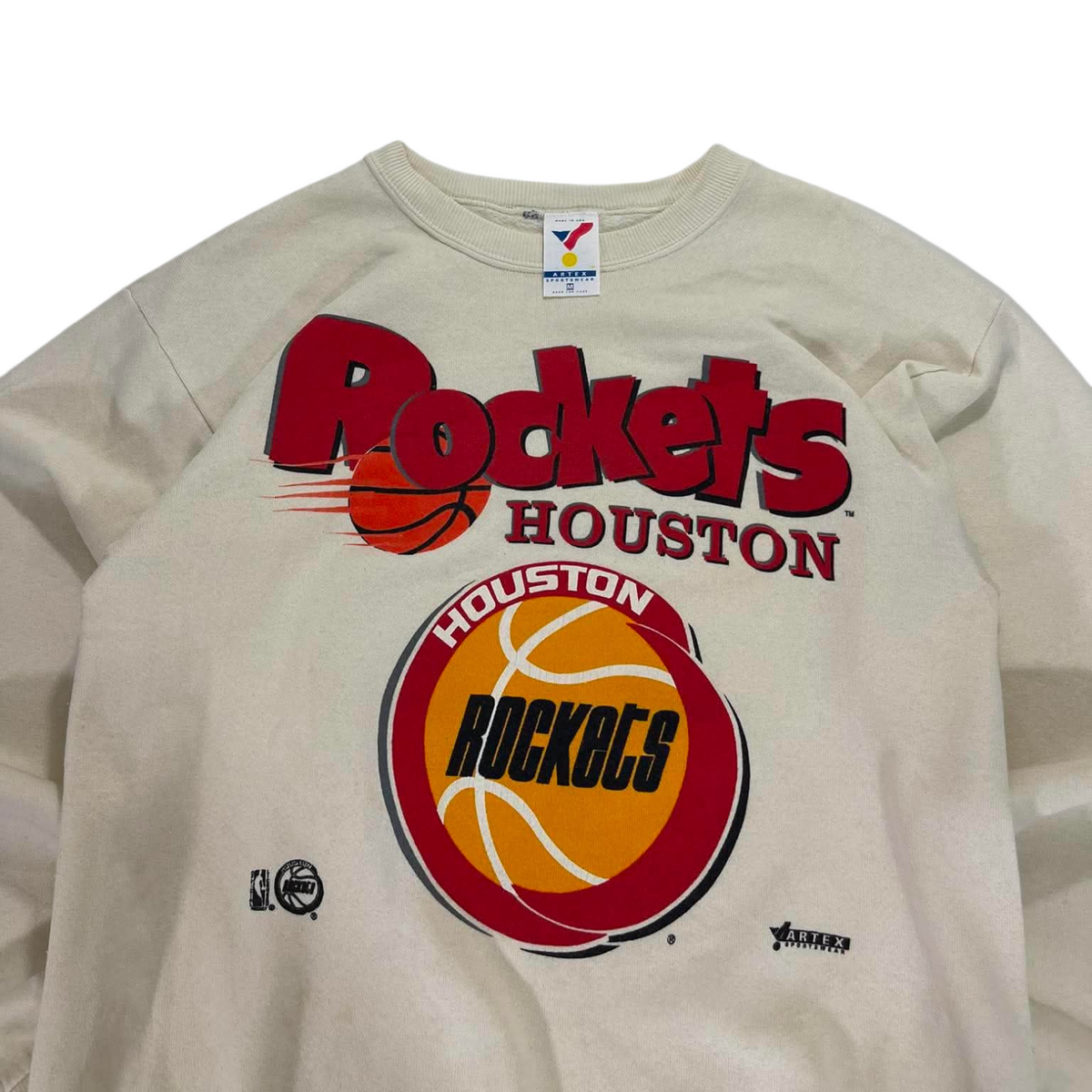 90S ARTEX HOUSTON ROCKETS CREWNECK (M)