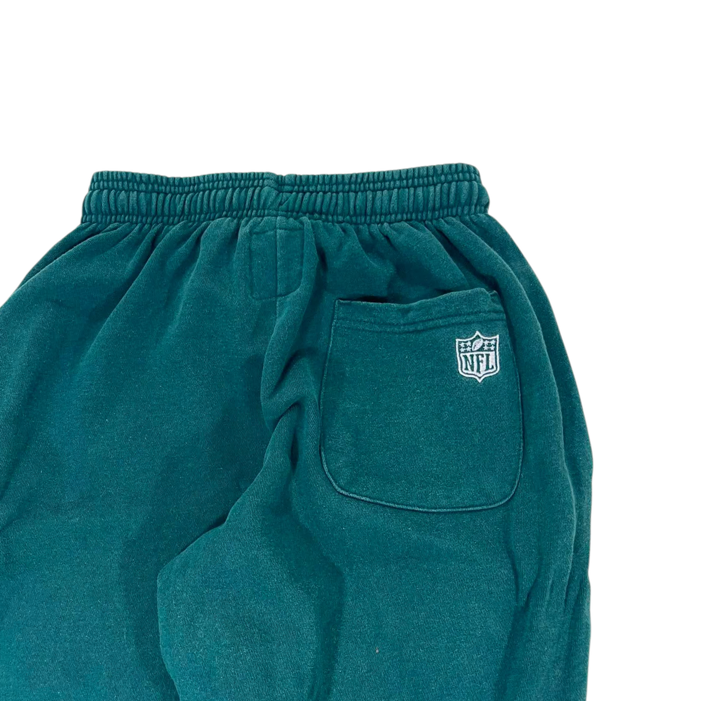 NFL PHILADELPHIA EAGLES EMBROIDERED GREEN SWEATPANTS (S)