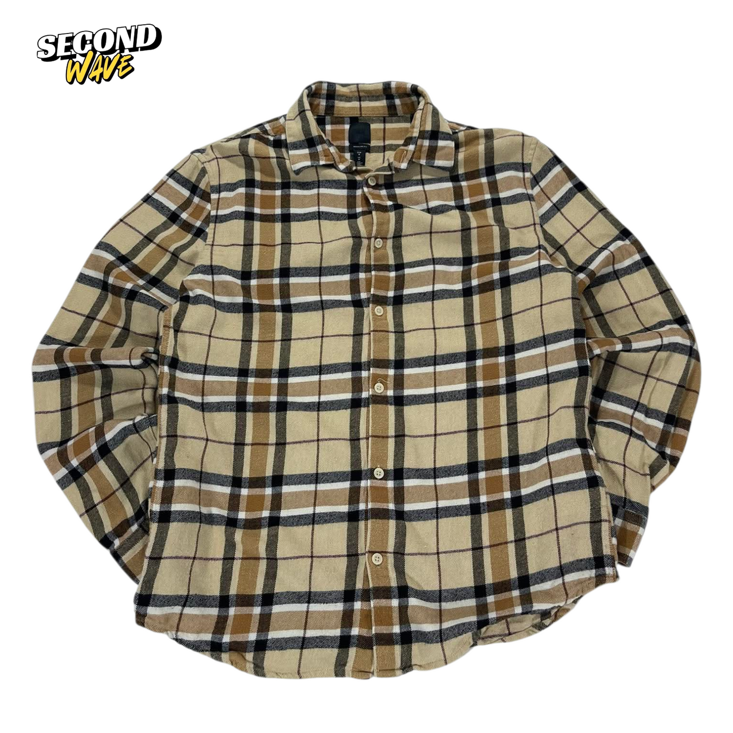MULTI COLOURED FLANNEL SHIRT (M)