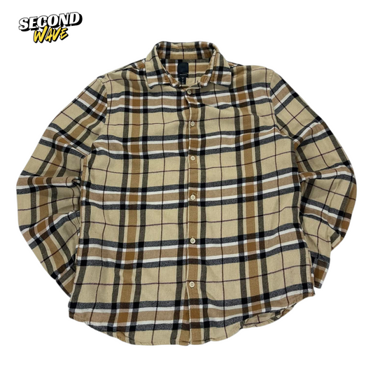 MULTI COLOURED FLANNEL SHIRT (M)