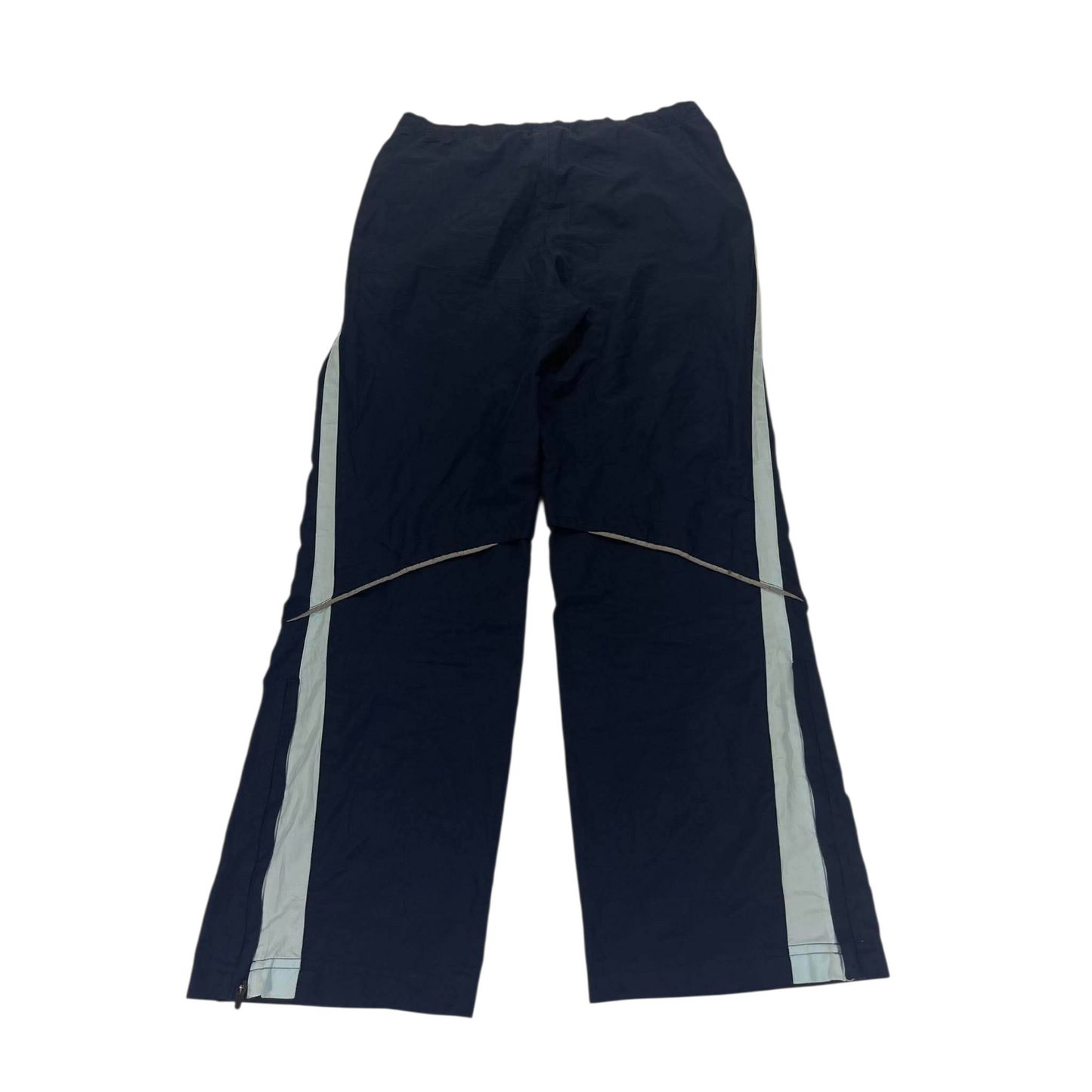 Y2K NIKE NAVY TRACK PANTS ⁶ (M)