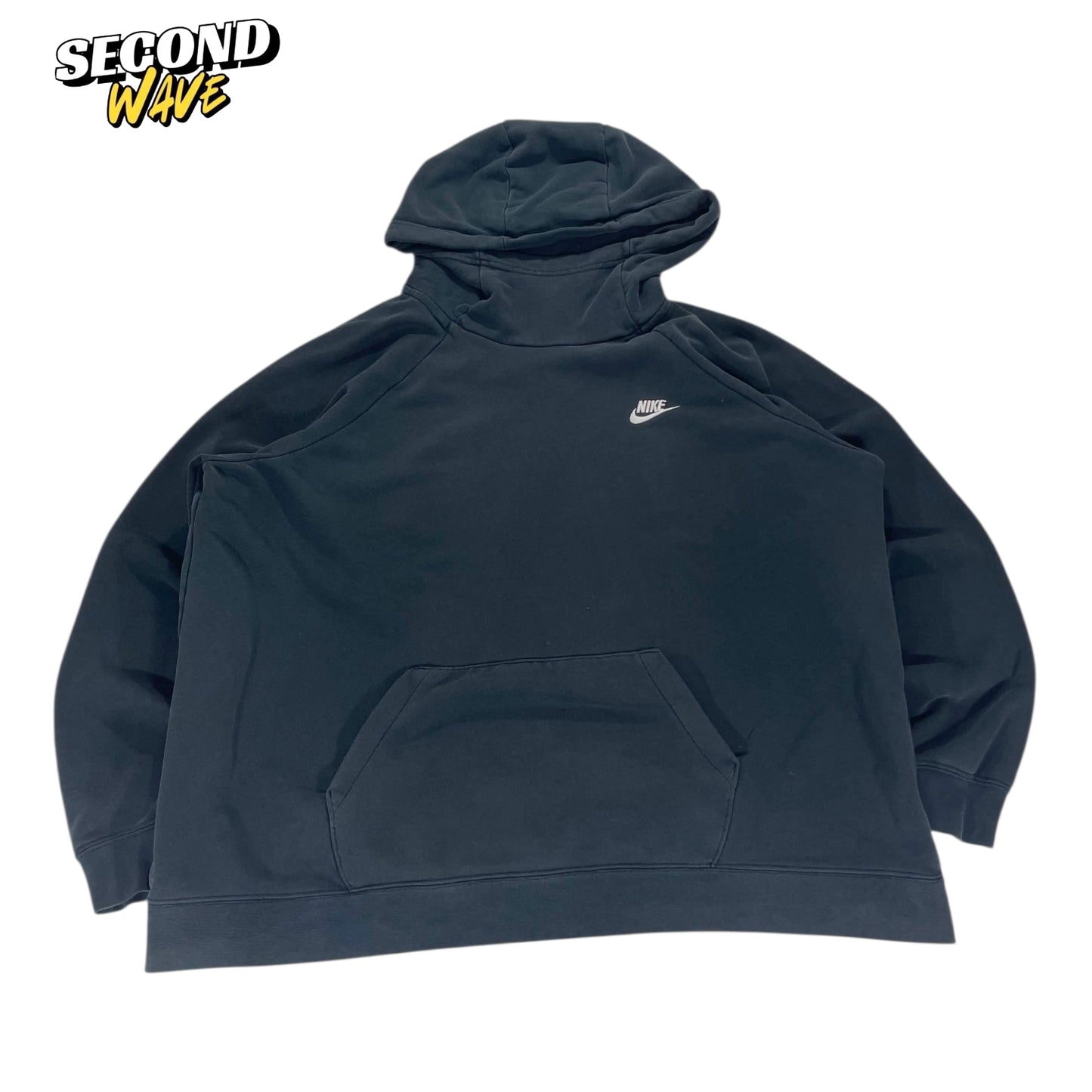 NIKE CLASSIC SWOOSH BLACK HOODIE (XXL)