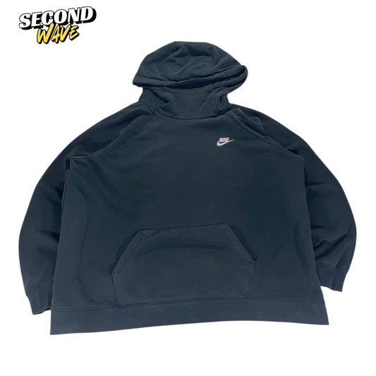 NIKE CLASSIC SWOOSH BLACK HOODIE (XXL)