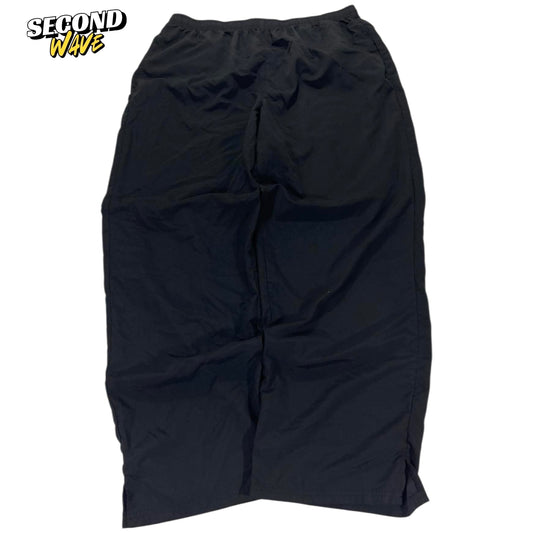 VINTAGE BLACK ACTIVE INTENT BAGGY TRACK PANTS (L-XL)