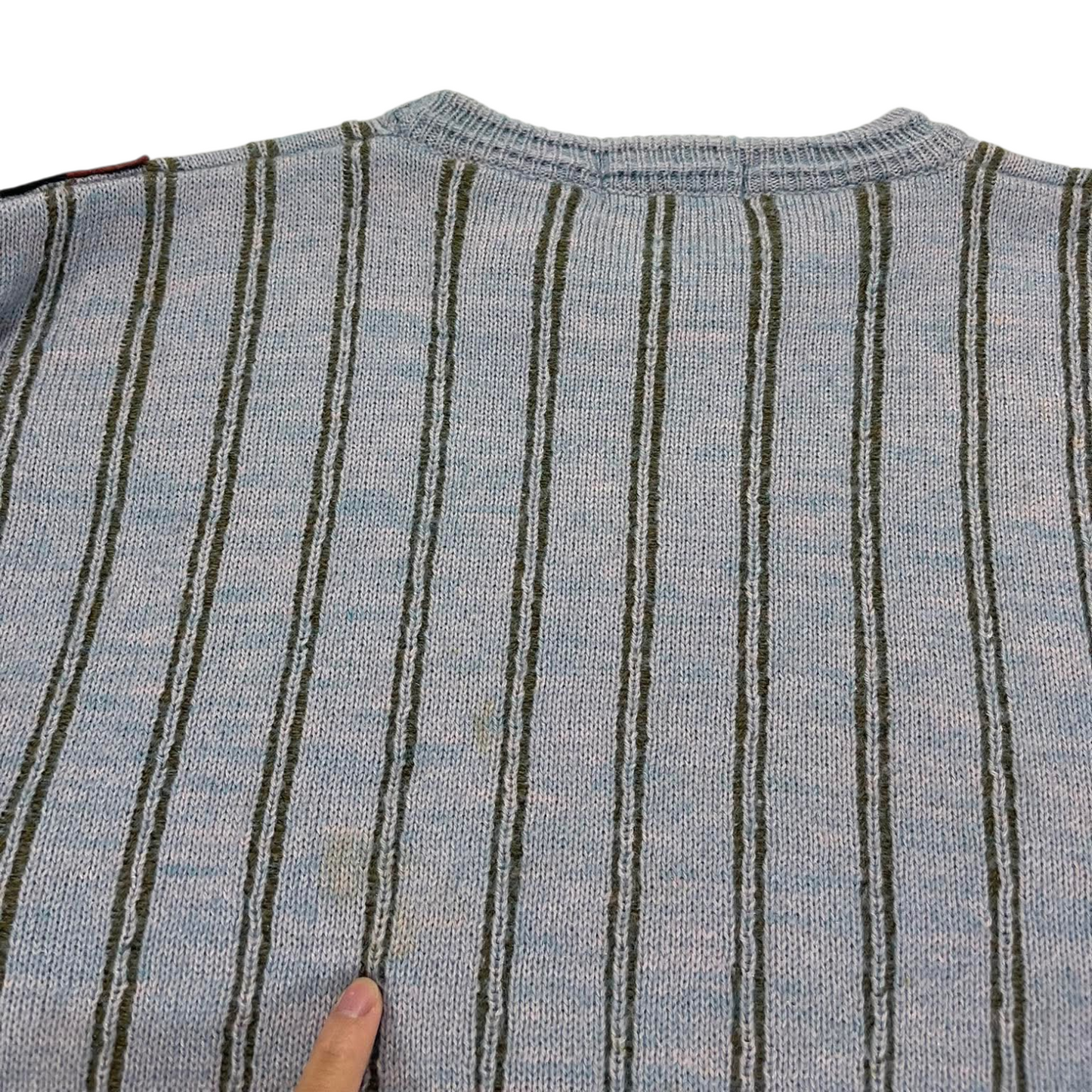 90S MULTICOLOURED PATTERNED SWEATER (L)