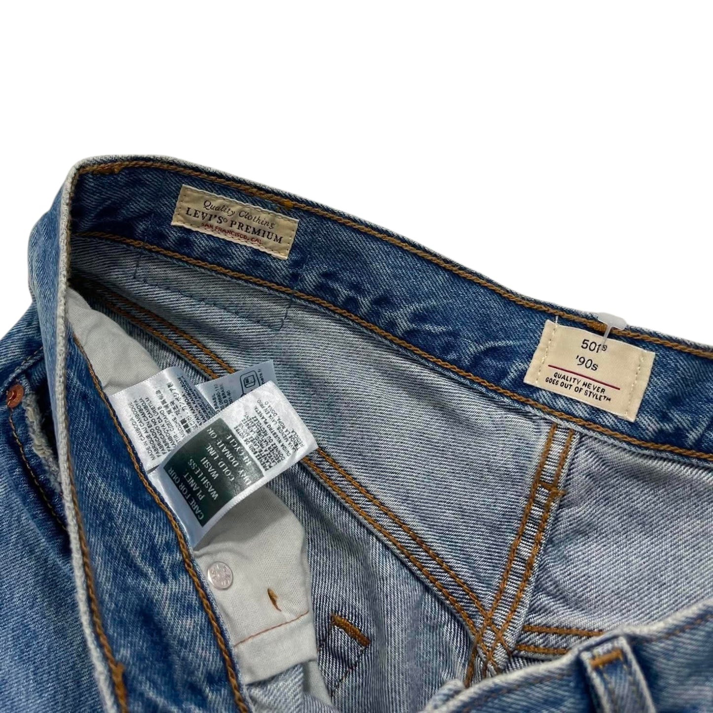BRANDNEW LEVI'S 501 BLUE JEANS (32)