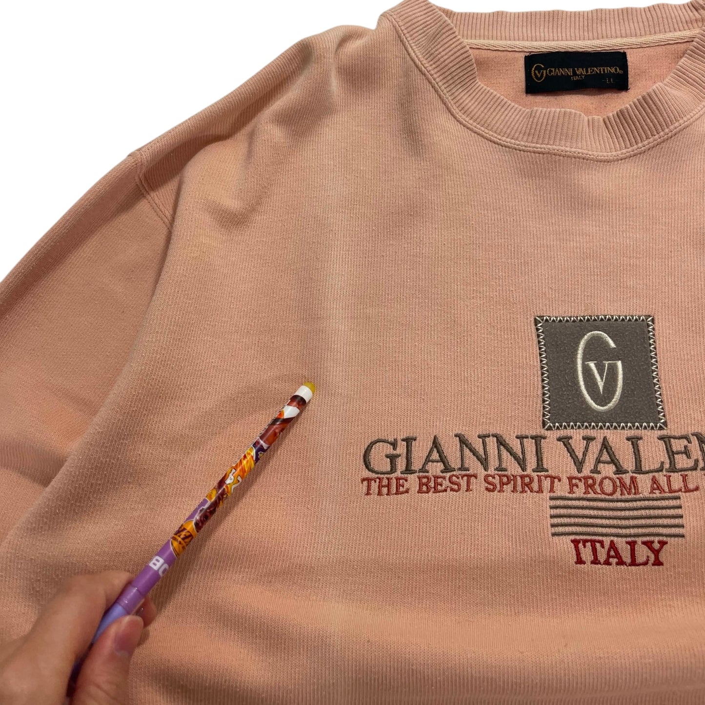 GIANNI VALENTINO ORANGE CREWNECK (S)