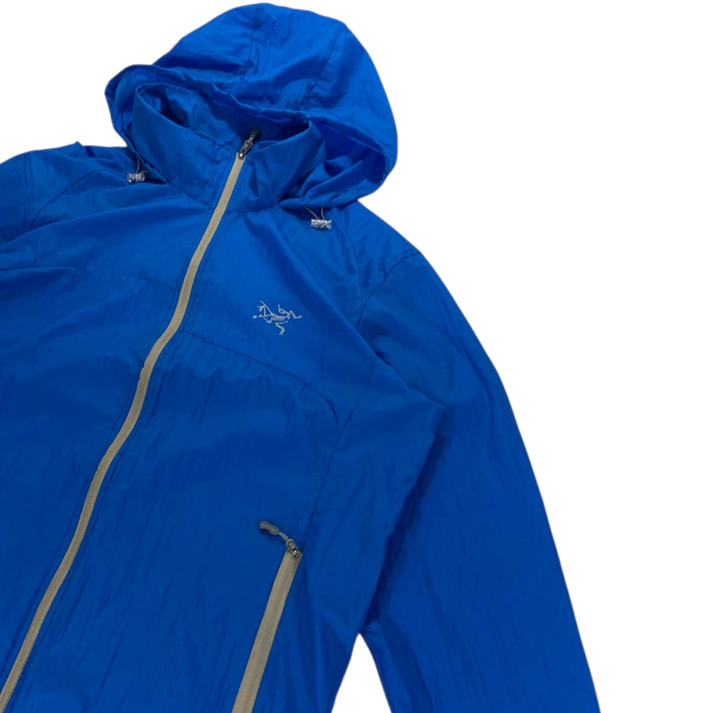 BL ARC'TERYX BLUE NYLON WINDBREAKER (XL)