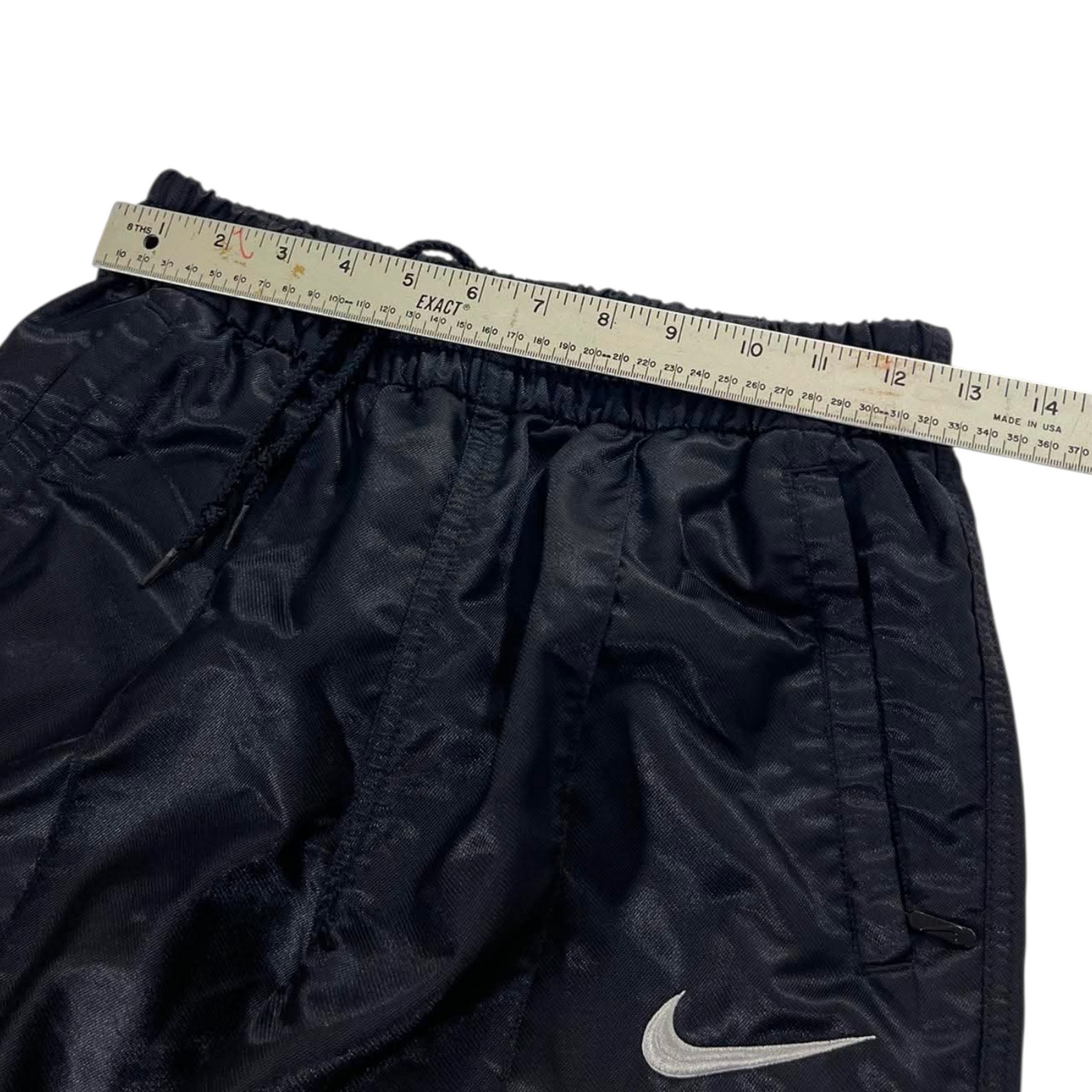 VINTAGE NIKE BLACK NYLON TRACK PANTS (M) ¹⁵