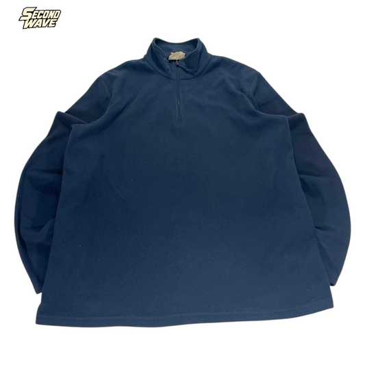 MOUNTAIN WAREHOUSE NAVY QUARTER ZIP FLEECE (L)