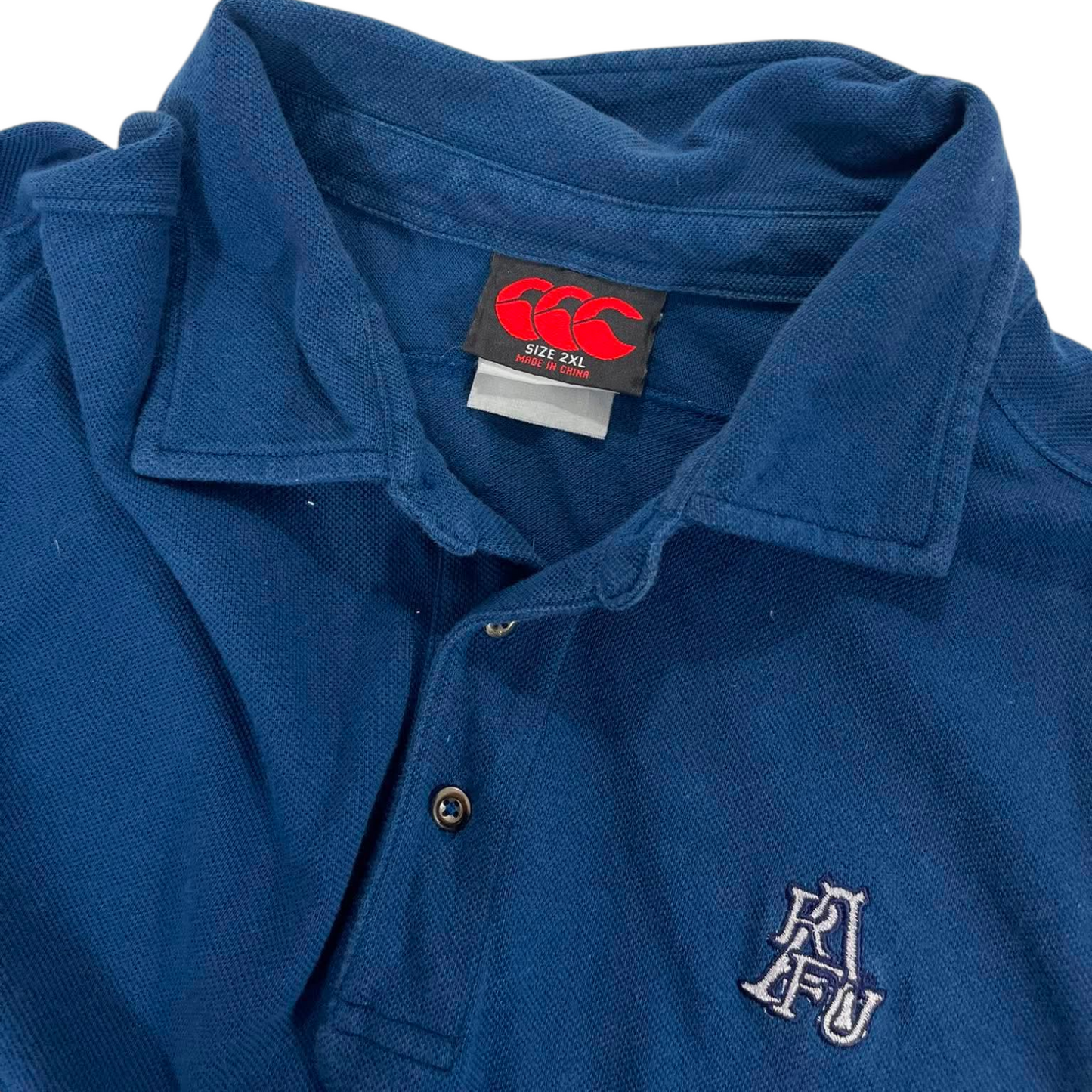 CCC NAVY BLUE POLO SHIRT WITH WHITE AND BLUE ACCENTS (XL)