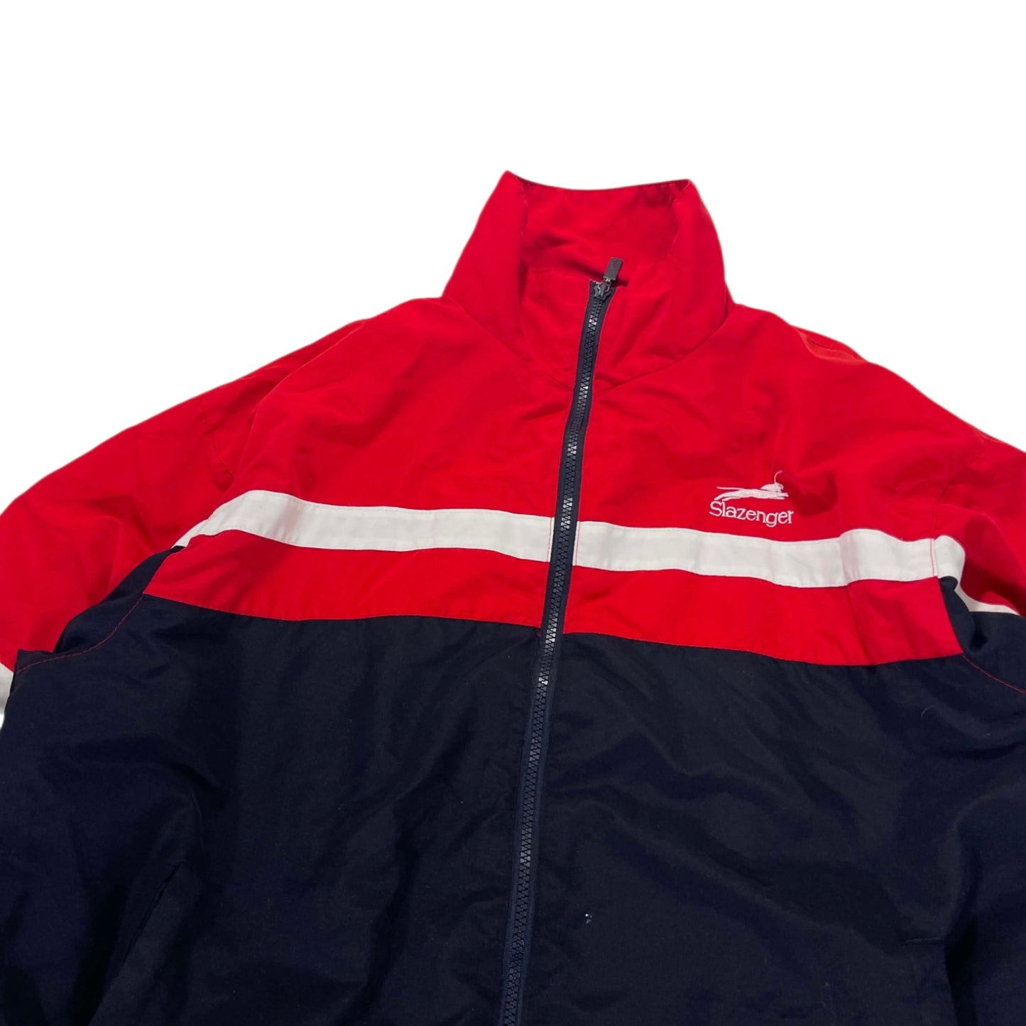 VINTAGE SLAZENGER RED & BLUE WINDBREAKER (M)