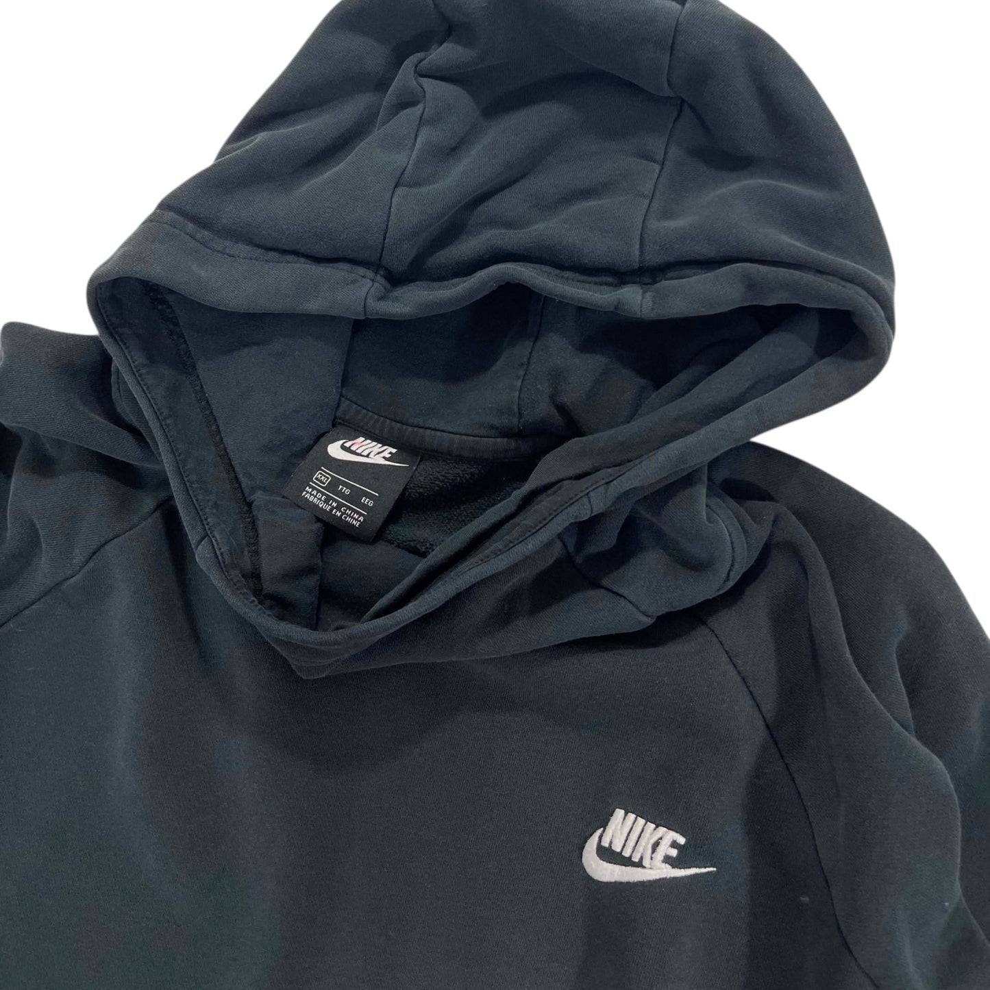 NIKE CLASSIC SWOOSH BLACK HOODIE (XXL)