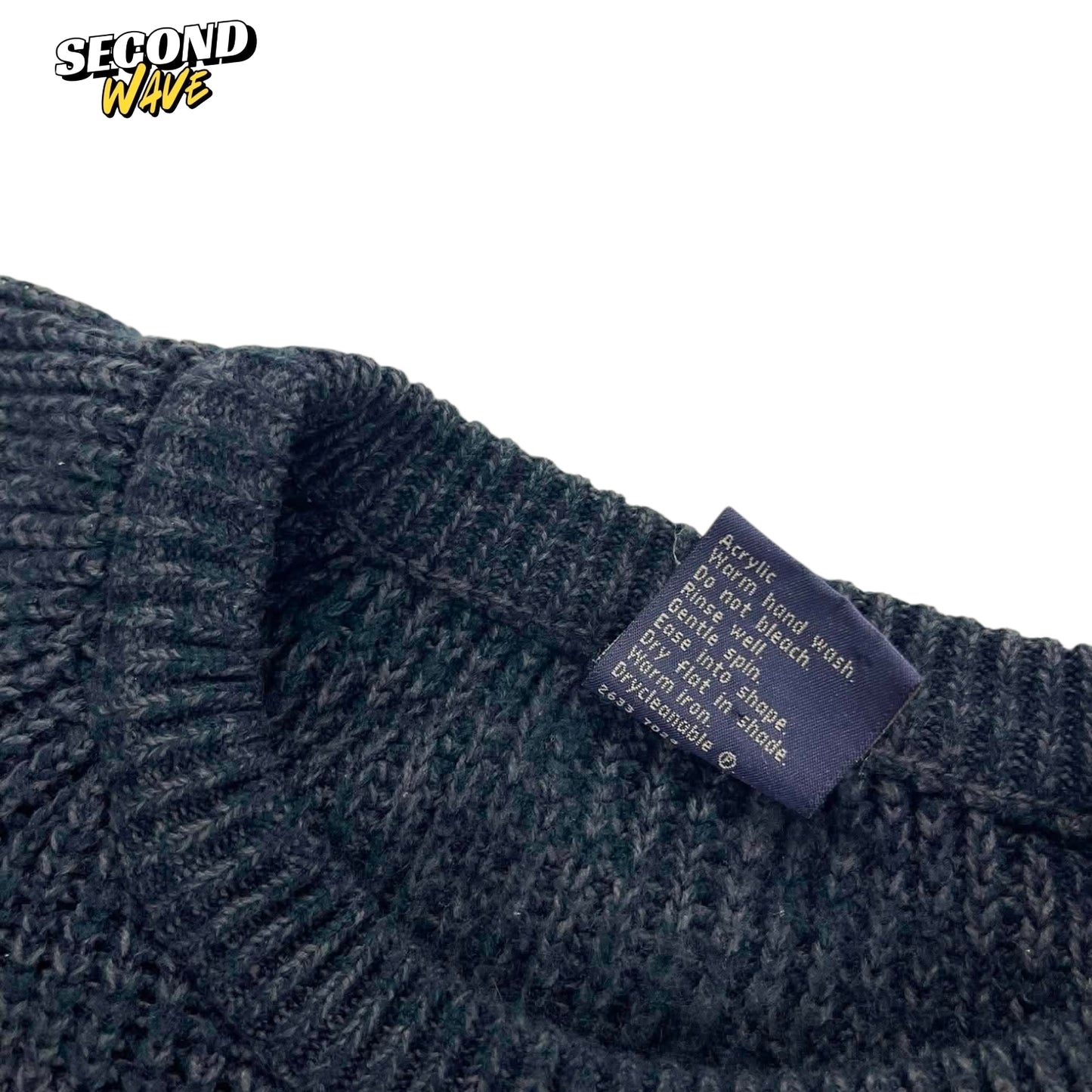 90S KNIT SWEATER (L)