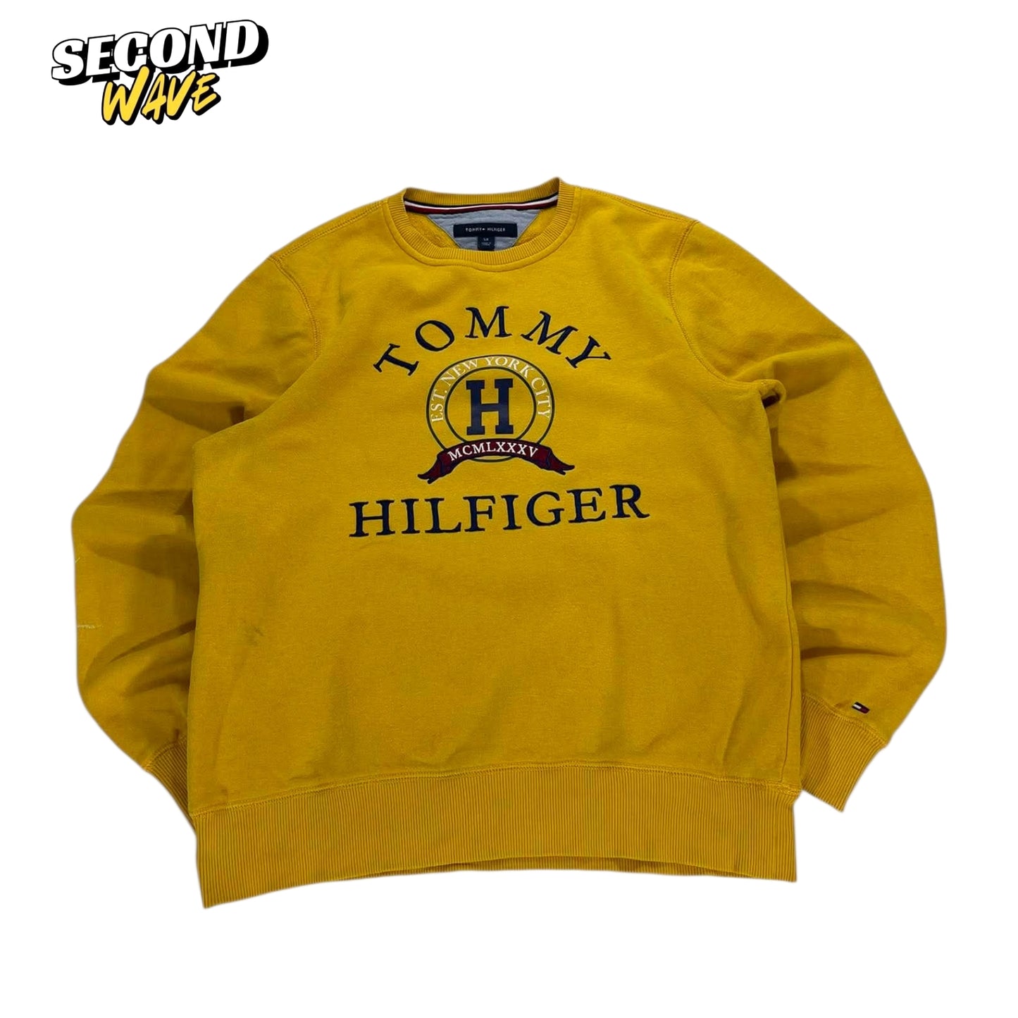 TOMMY HILFIGER YELLOW CREWNECK (M)