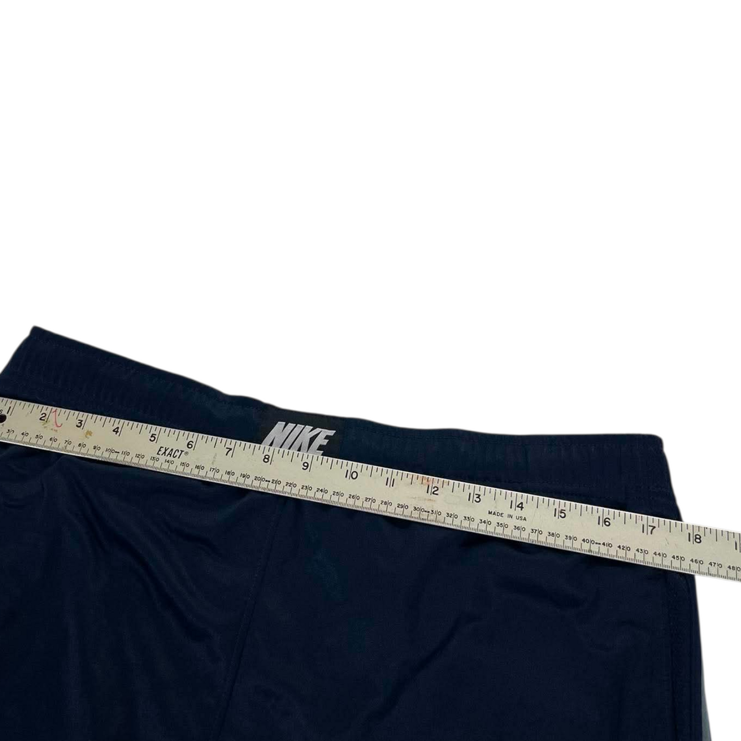 Y2K LIGHTWEIGHT NIKE NAVY TRACK PANTS (M-L) ¹²