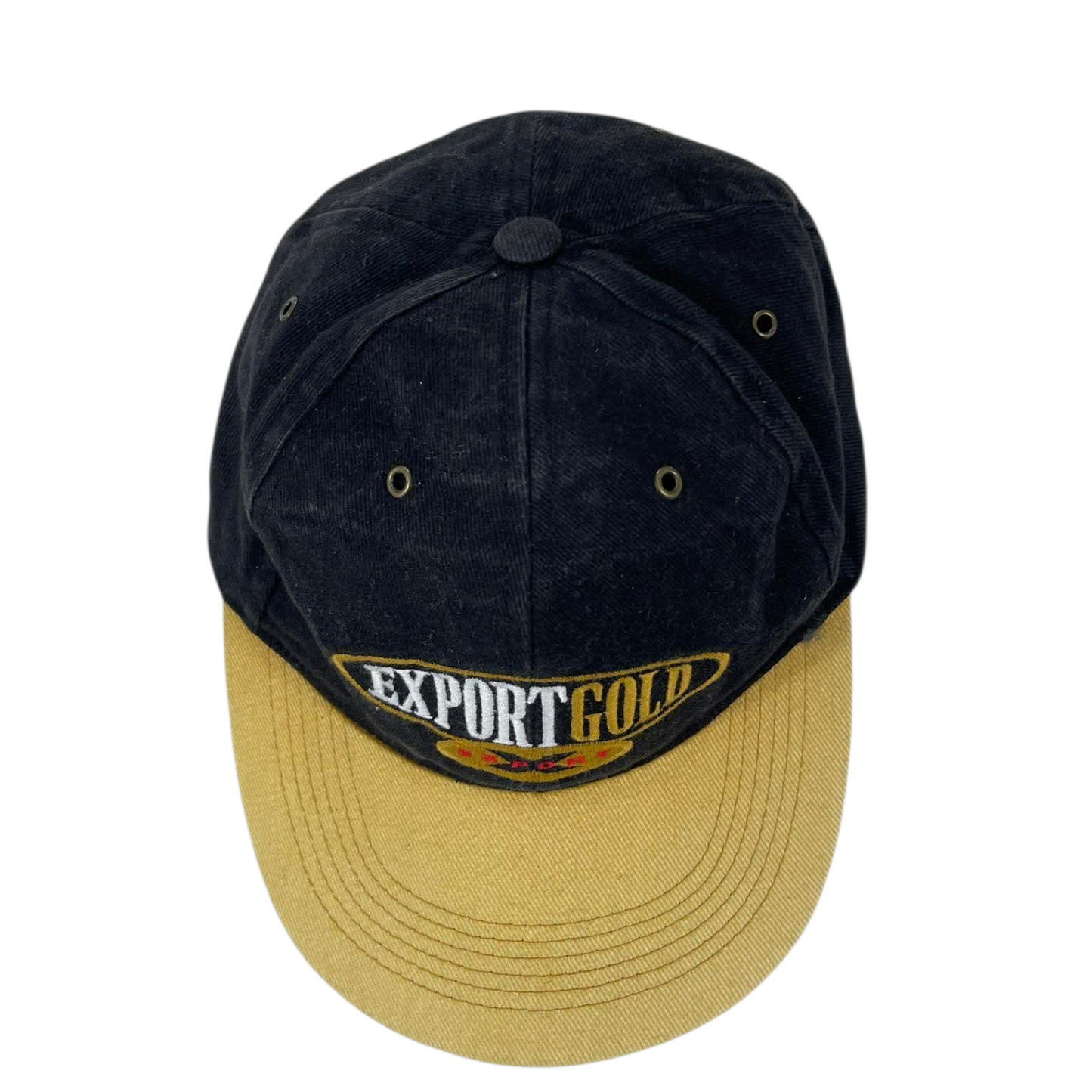 VINTAGE EXPORT GOLD HAT