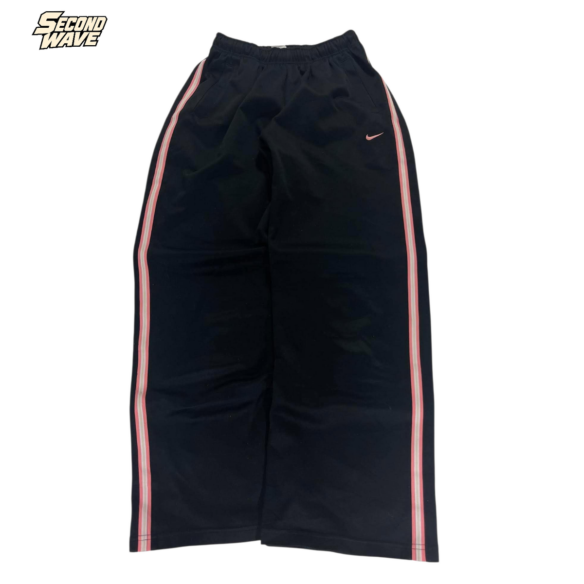 NIKE BLACK PINK HIT TRACK PANTS⁸ (BEST FIT S - M)