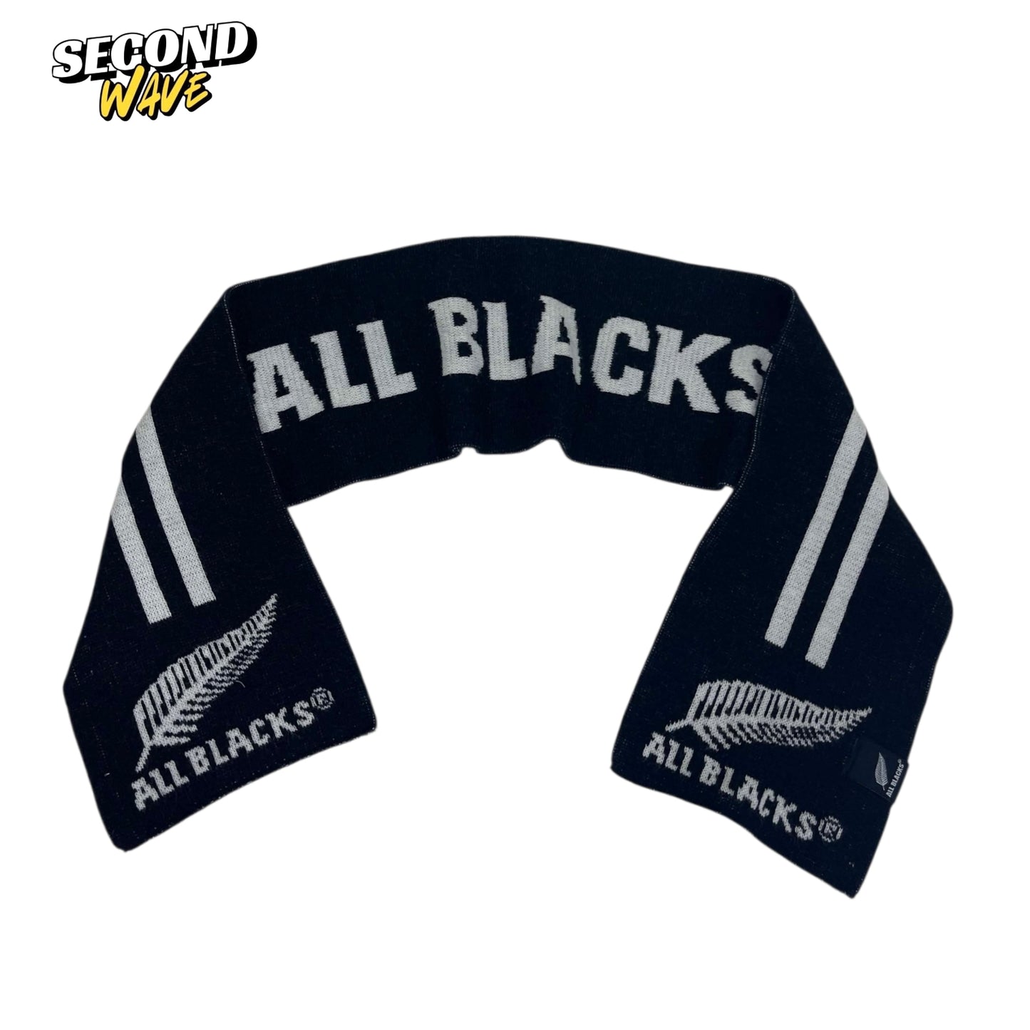 VINTAGE ALL BLACKS RUGBY SCARF