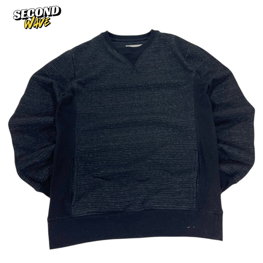 BRUNSWICK BLACK V NECK SWEATER (S)