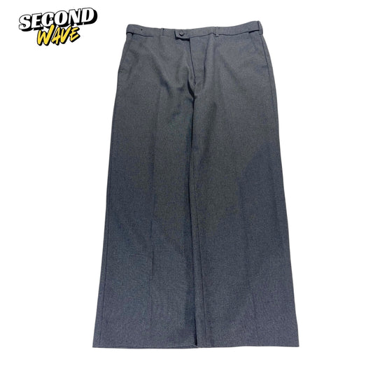 FARAH GREY WIDE LEG PANTS (36")