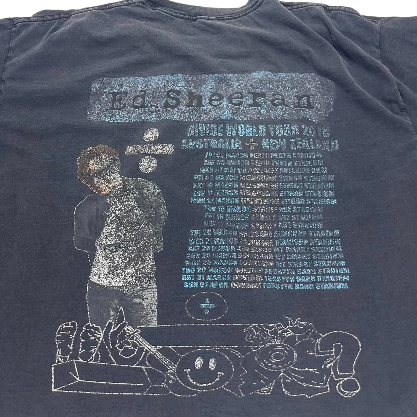 FADED ED SHEERAN TOUR SHIRT (XXL)