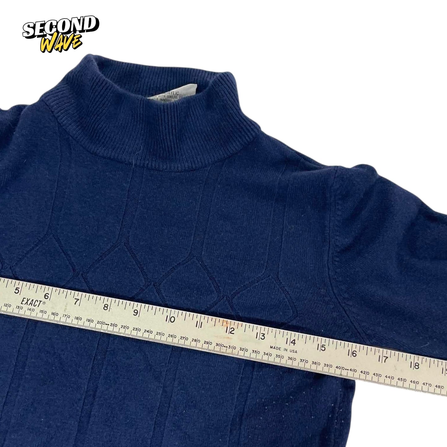 PICKABERRY NAVY BLUE TURTLENECK (S)