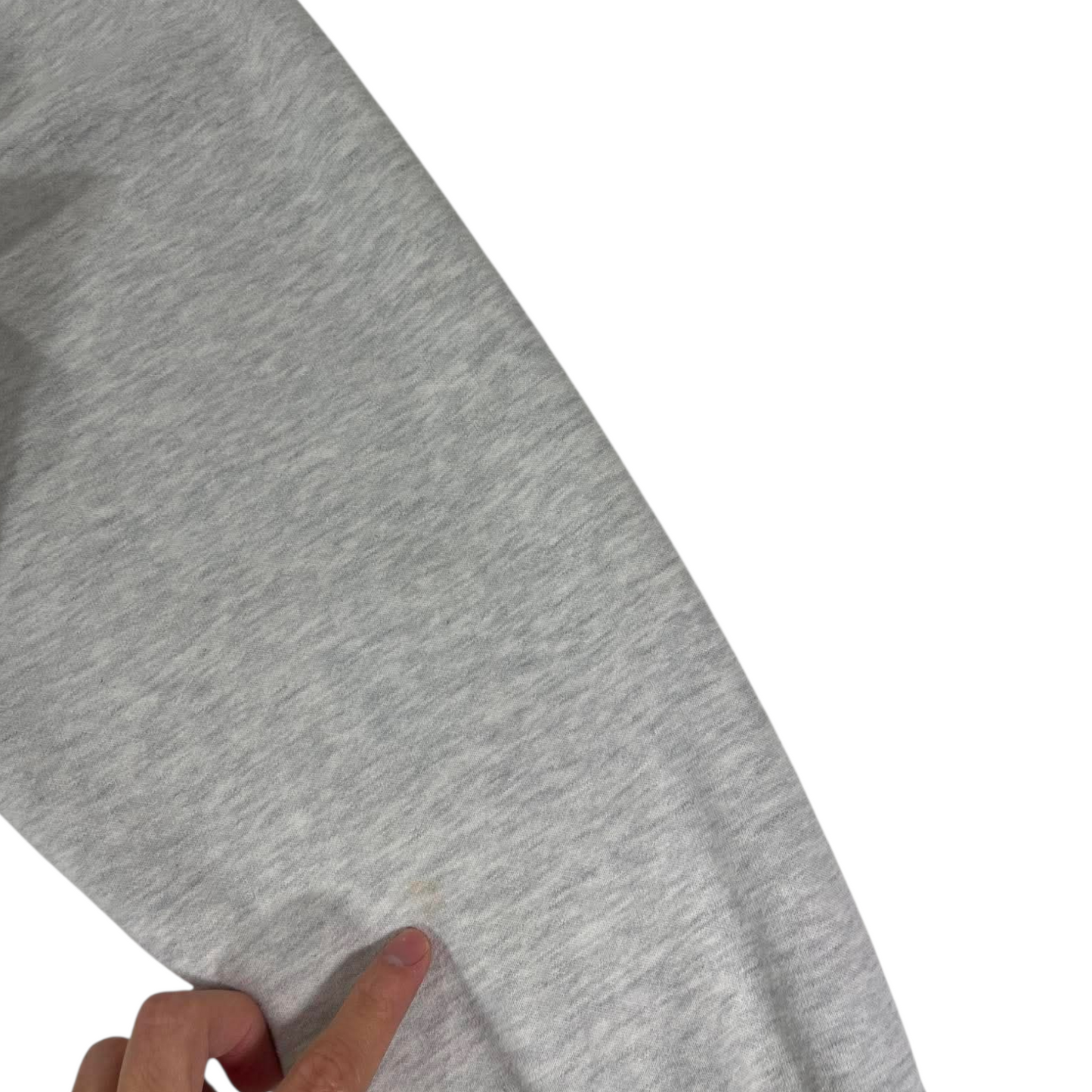 90S GREY AND GREEN EMBROIDERED JANSPORT MINERS CREWNECK (M)
