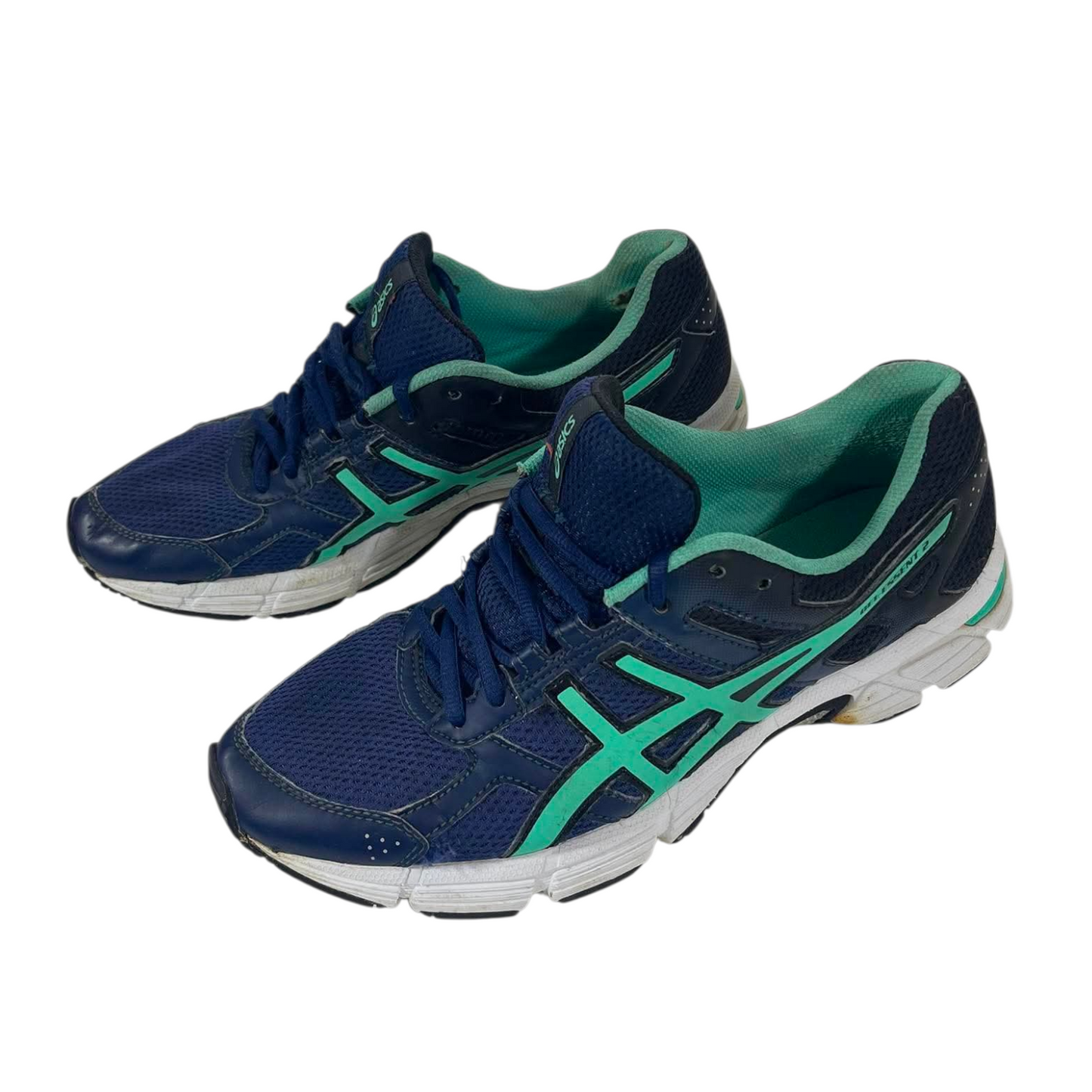 ASICS GEL-ENIGMA 7 BLUE TRAINERS (10)