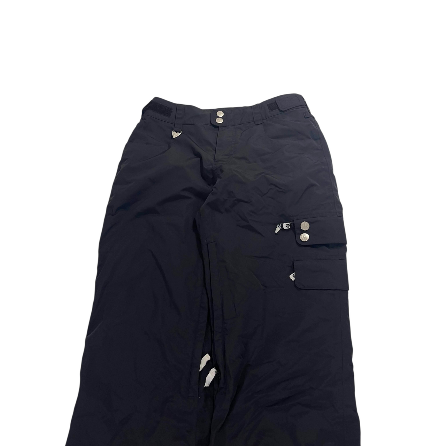 Y2K ROXY BLACK SNOW PANTS (M)