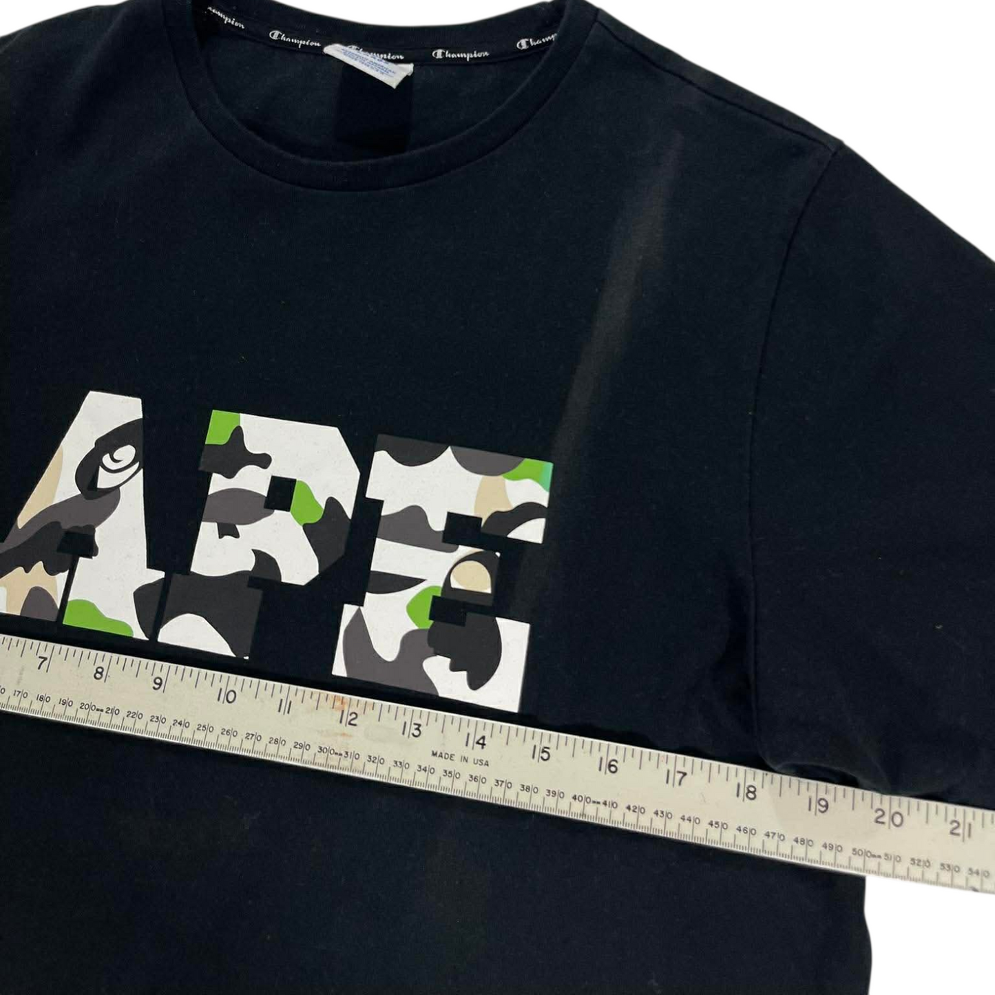 CHAMPION BLACK APE T-SHIRT (M)