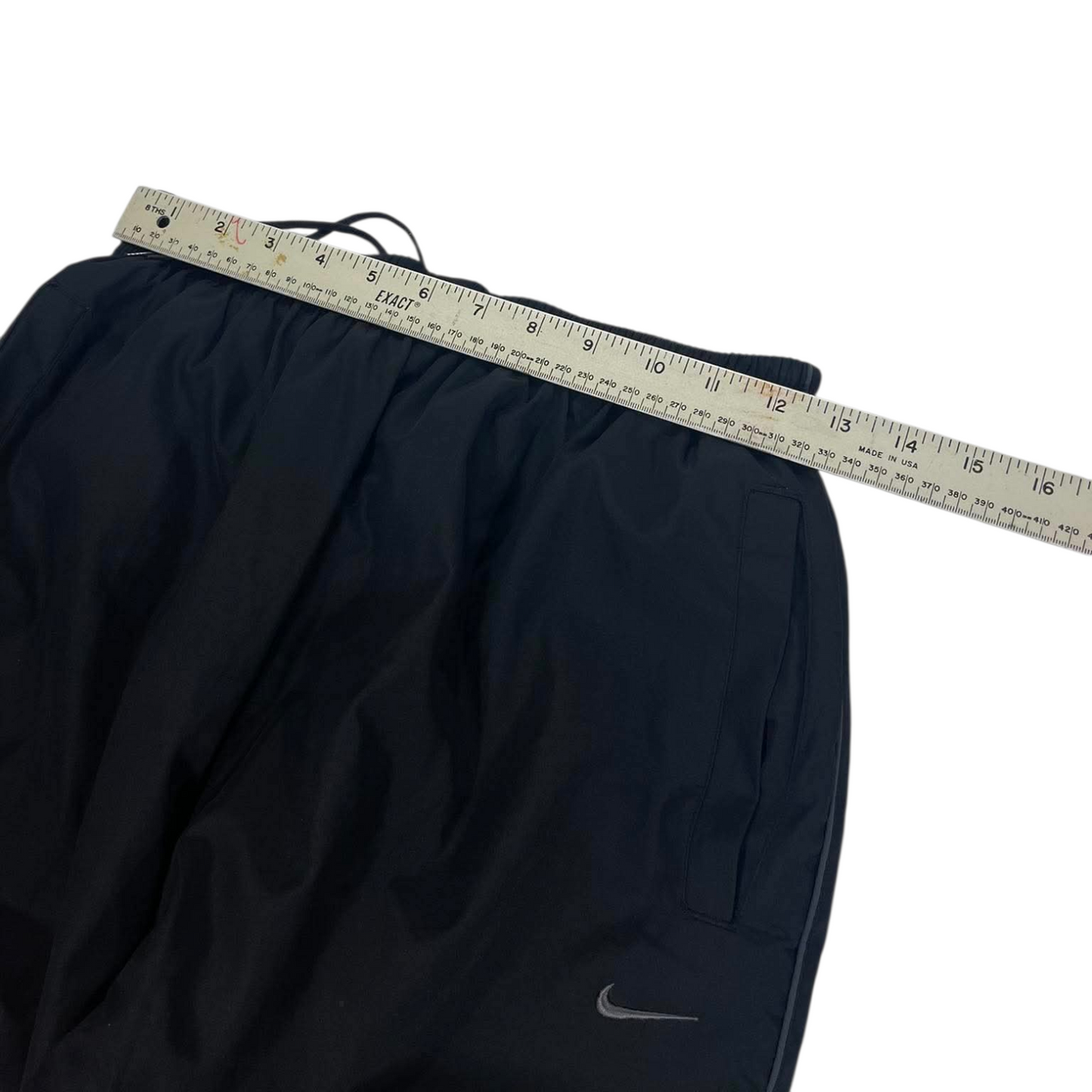 Y2K NIKE BLACK TRACK PANTS (XL) ⁷