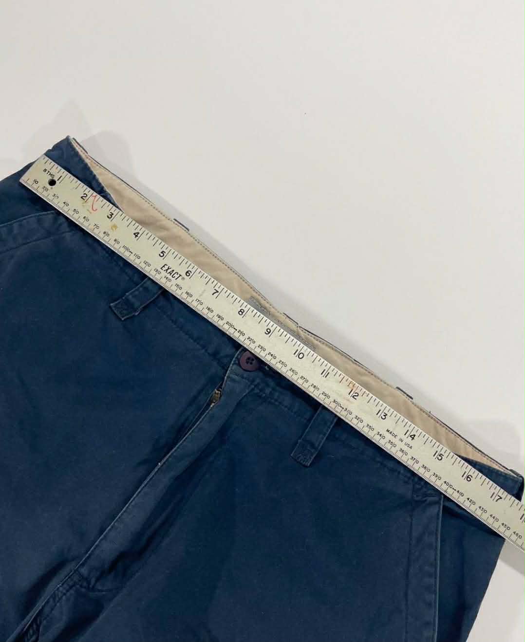 Y2K BARKERS NAVYCARGO SHORTS (32)