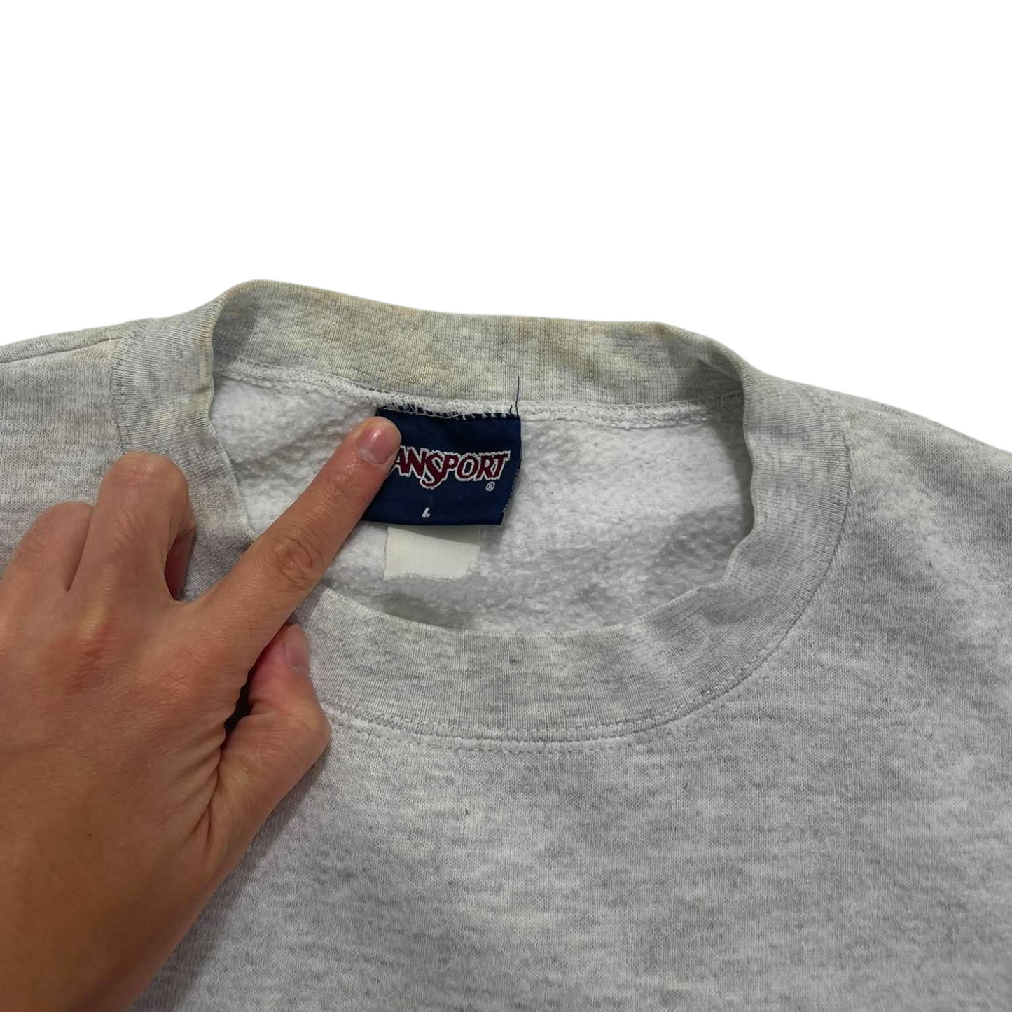 VINTAGE GREY OREGON STATE BEAVERS CREWNECK SWEATSHIRT (L)