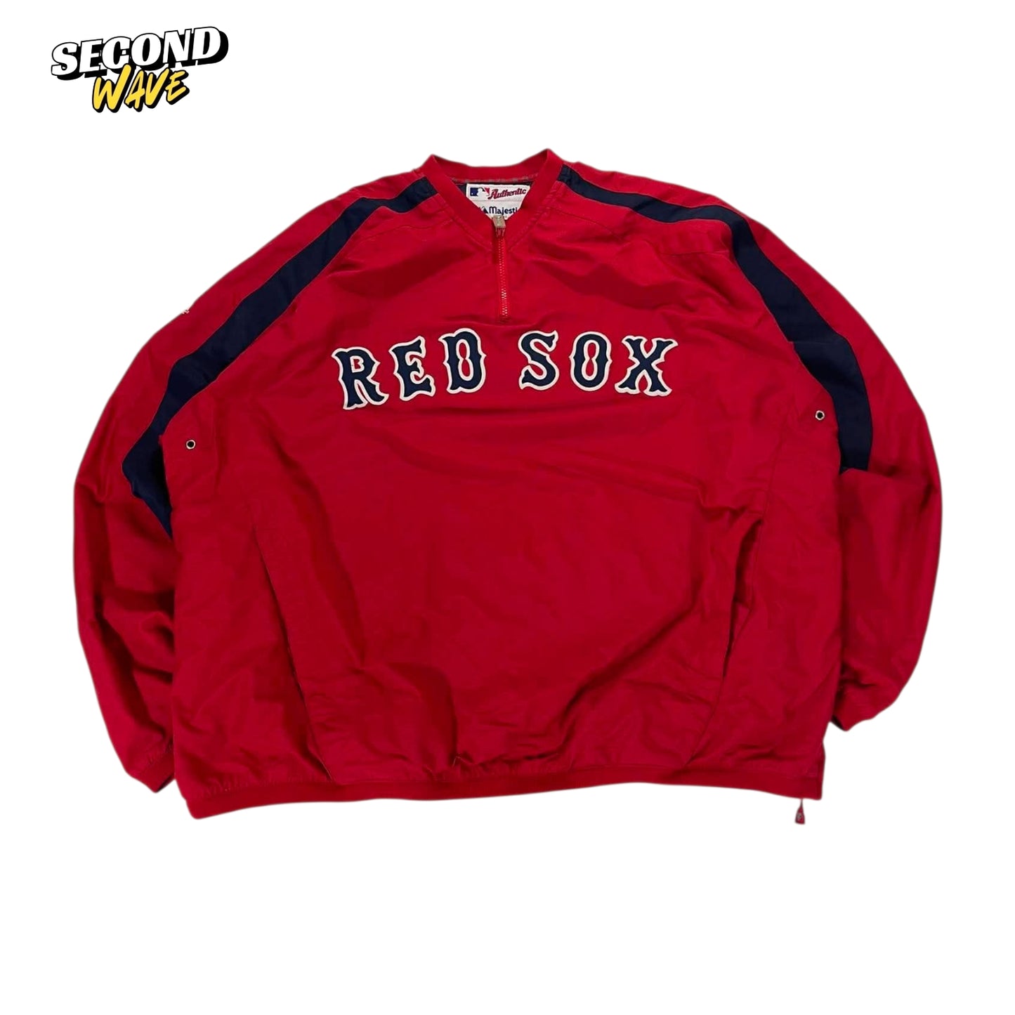 VINTAGE MAJESTIC ATHLETIC RED BOSTON RED SOX WINDBREAKER (XL)