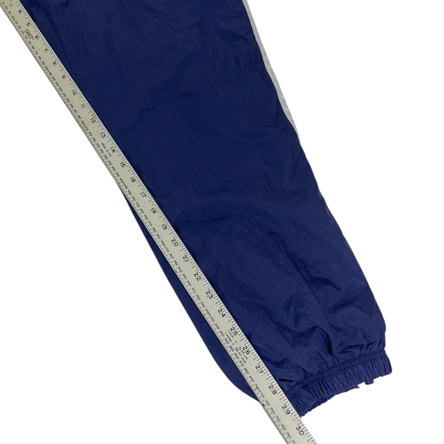 VINTAGE CLASSIC ADIDAS NAVY TRACK PANTS (L)