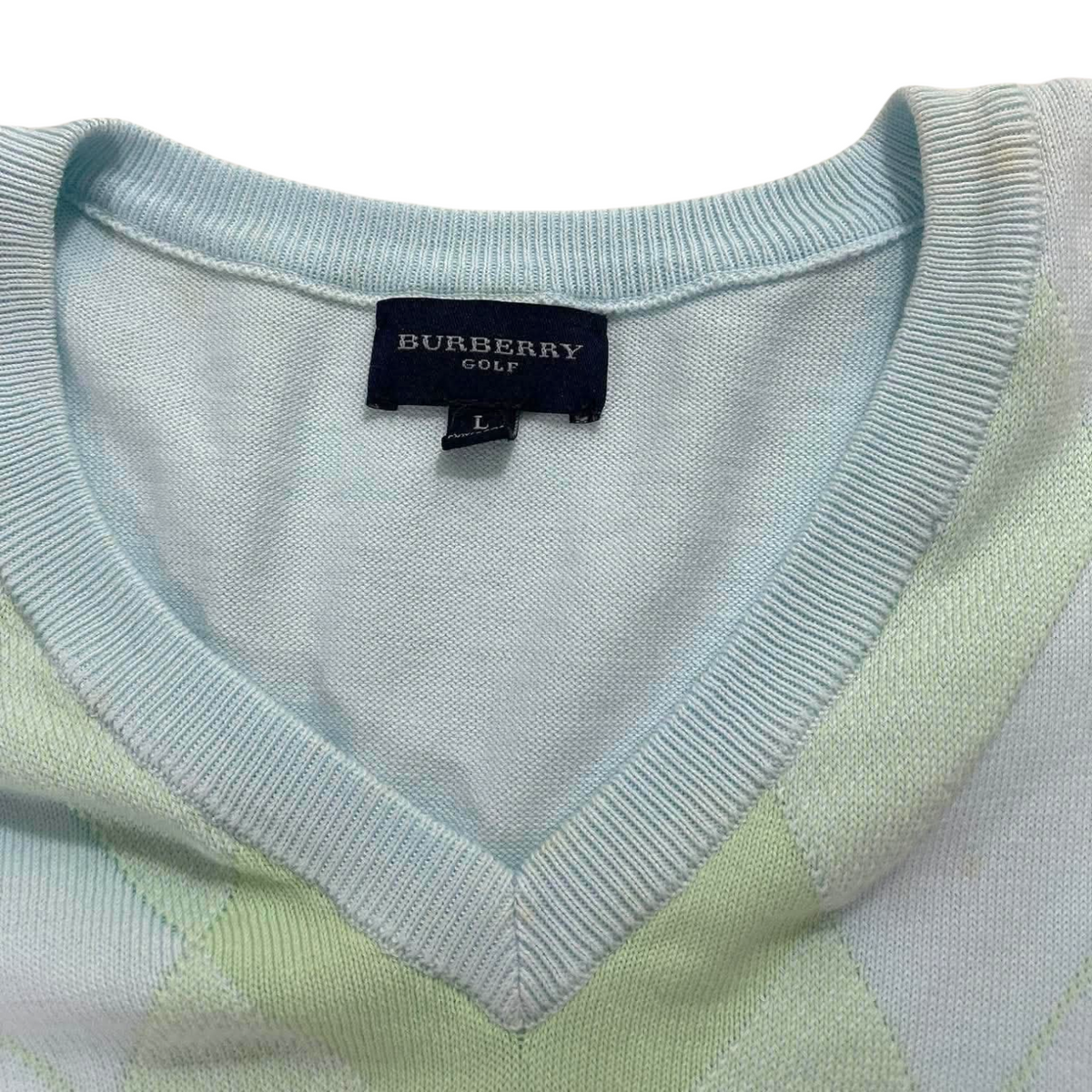 BURBERRY GOLF SWEATER (L)