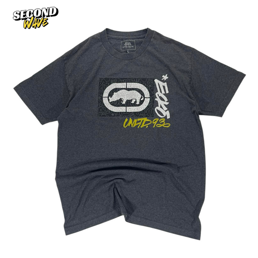 Y2K ECKO UNTLD. GREY GRAPHIC TEE (L)