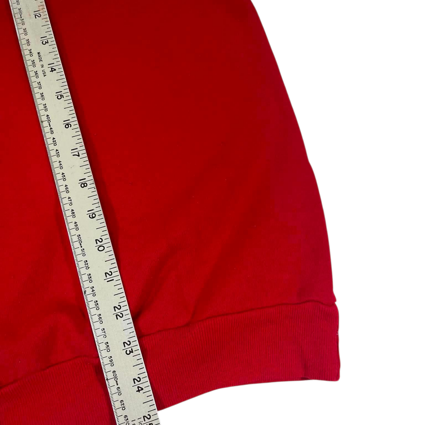 90S GUESS RED & GREY CREWNECK SWEATSHIRT (M)