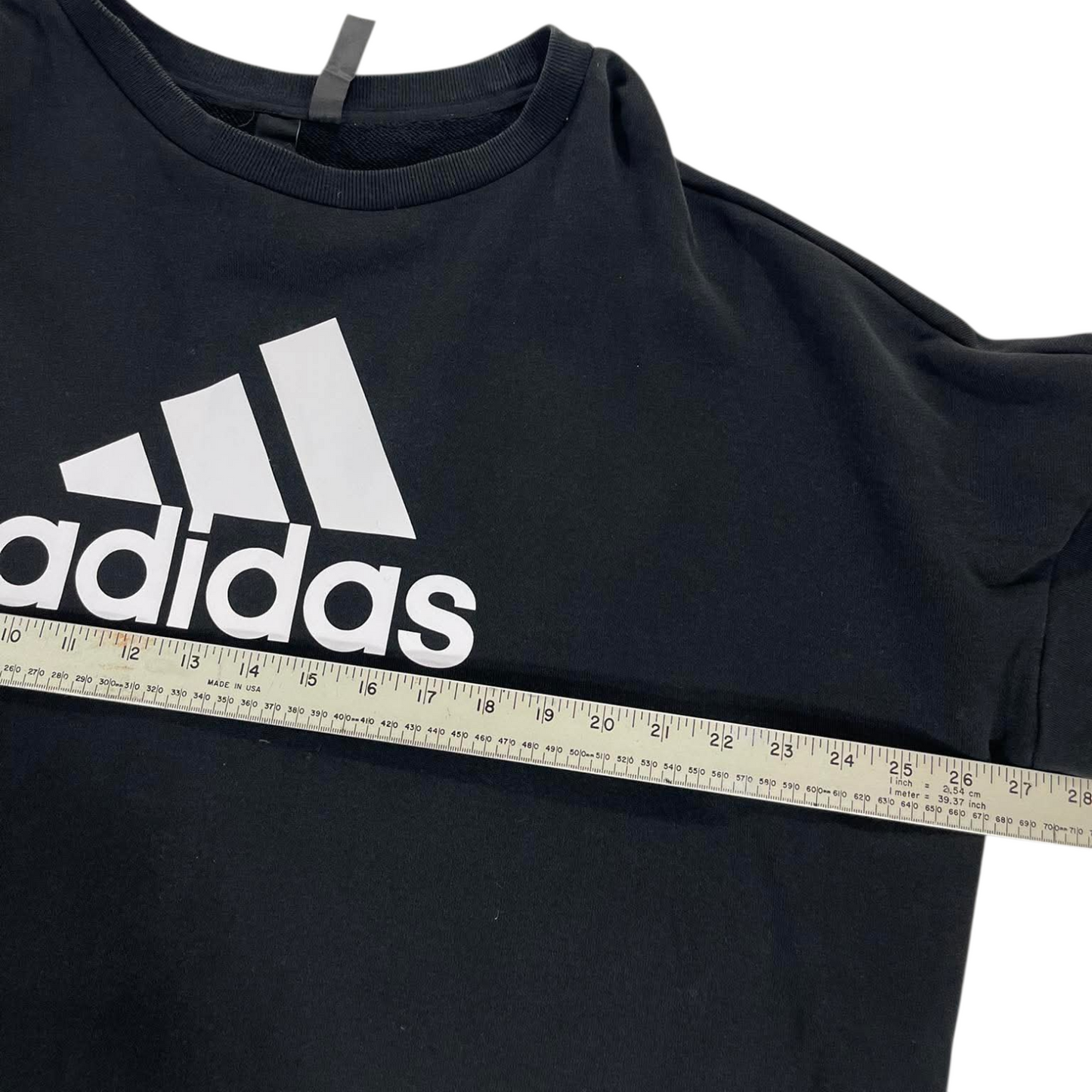 ADIDAS BLACK SWEATSHIRT (L)