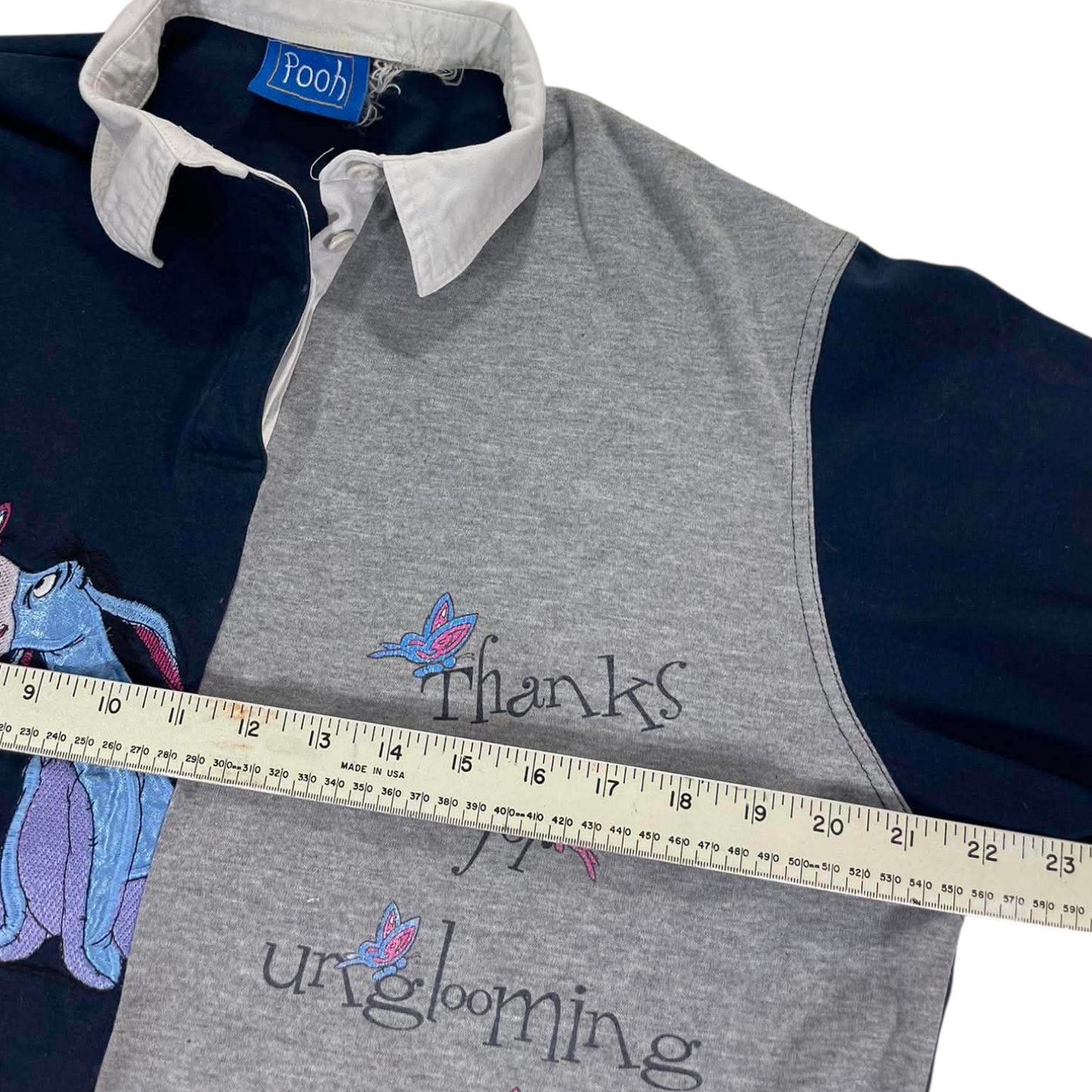 VINTAGE DISNEY EEYORE EMBROIDERED (L)