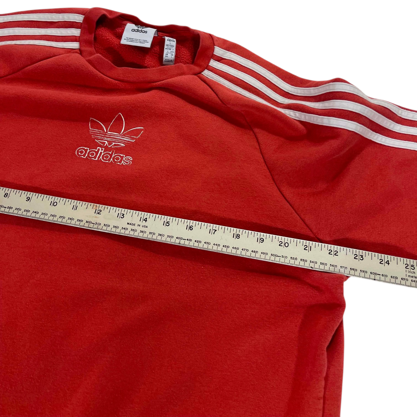 ADIDAS ORIGINALS ORANGE CREWNECK (L)