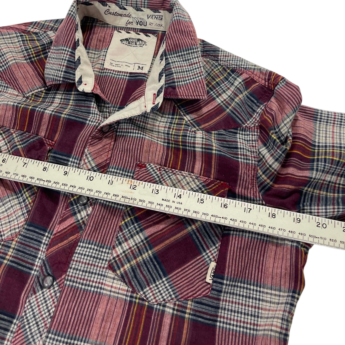 Y2K VANS PLAID FLANNEL (M)