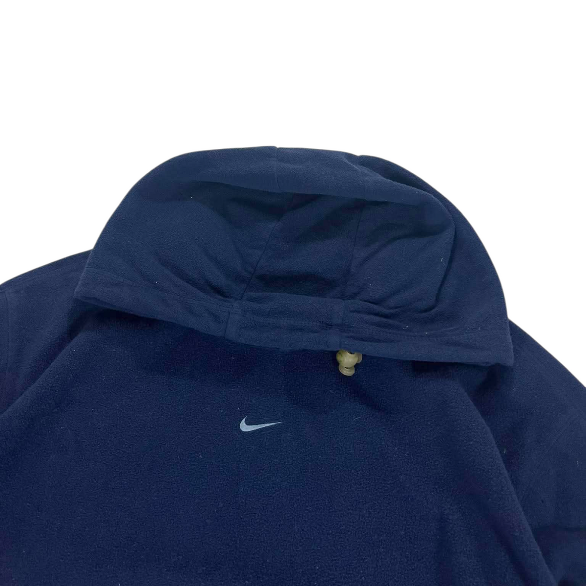 VINTAGE NIKE NAVY BLUE FLEECE HOODIE (L)
