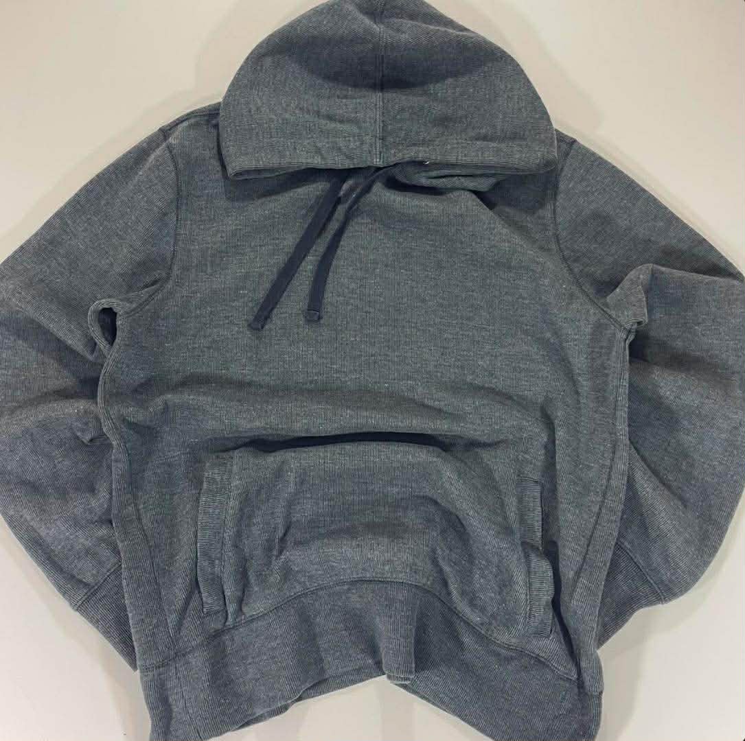 VINTAGE GAP GREY HOODIE WITH DRAWSTRING (L)