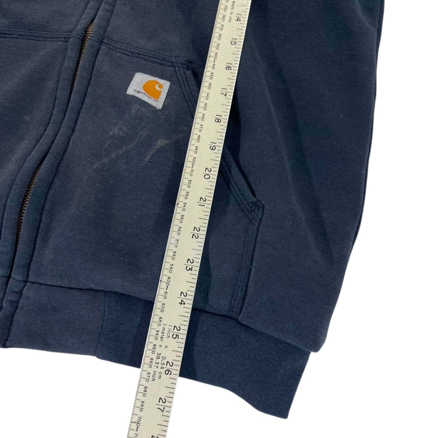 TRASHED CARHARTT HOODIE (S - M)