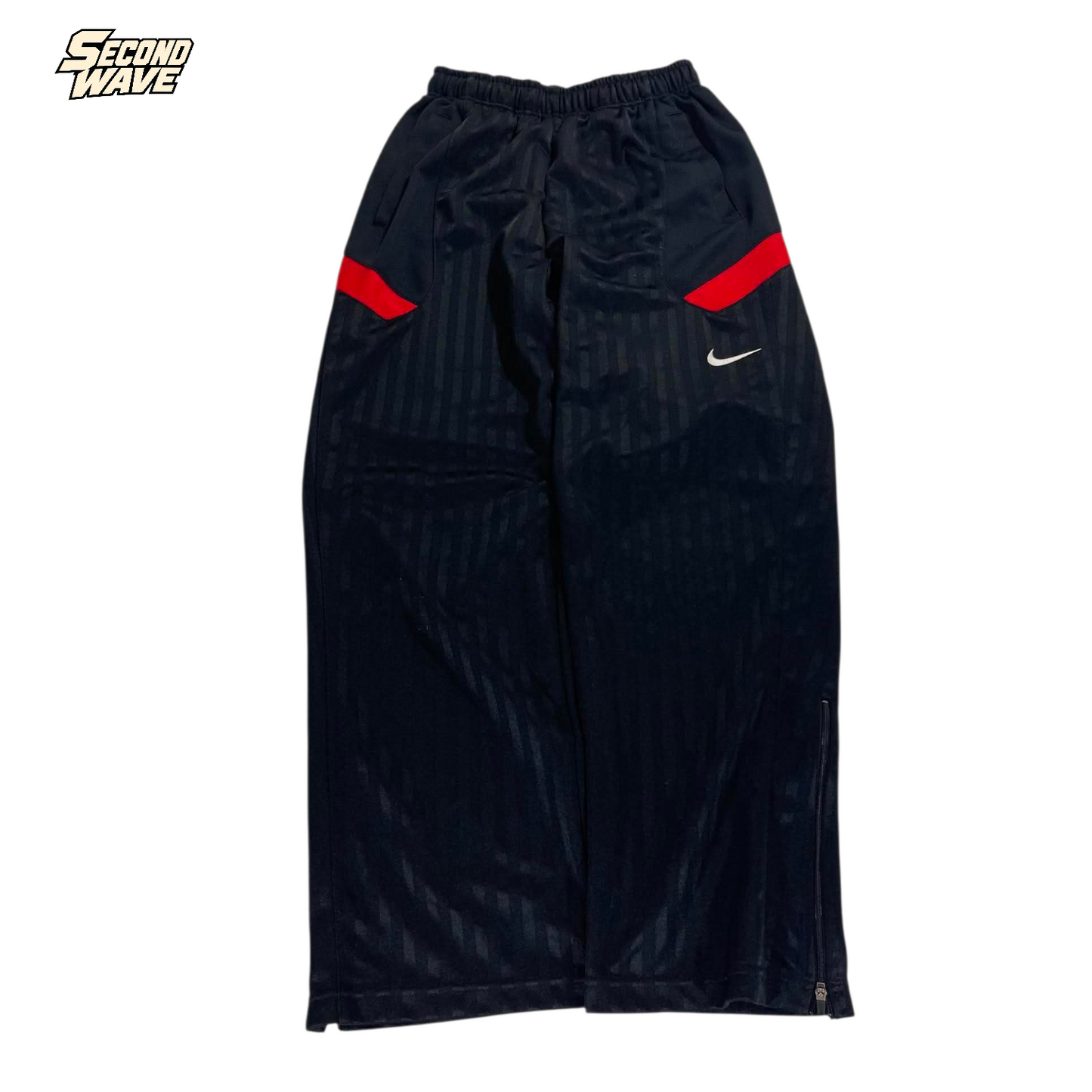 VINTAGE NIKE BLACK TRACK PANTS (M-L) '7