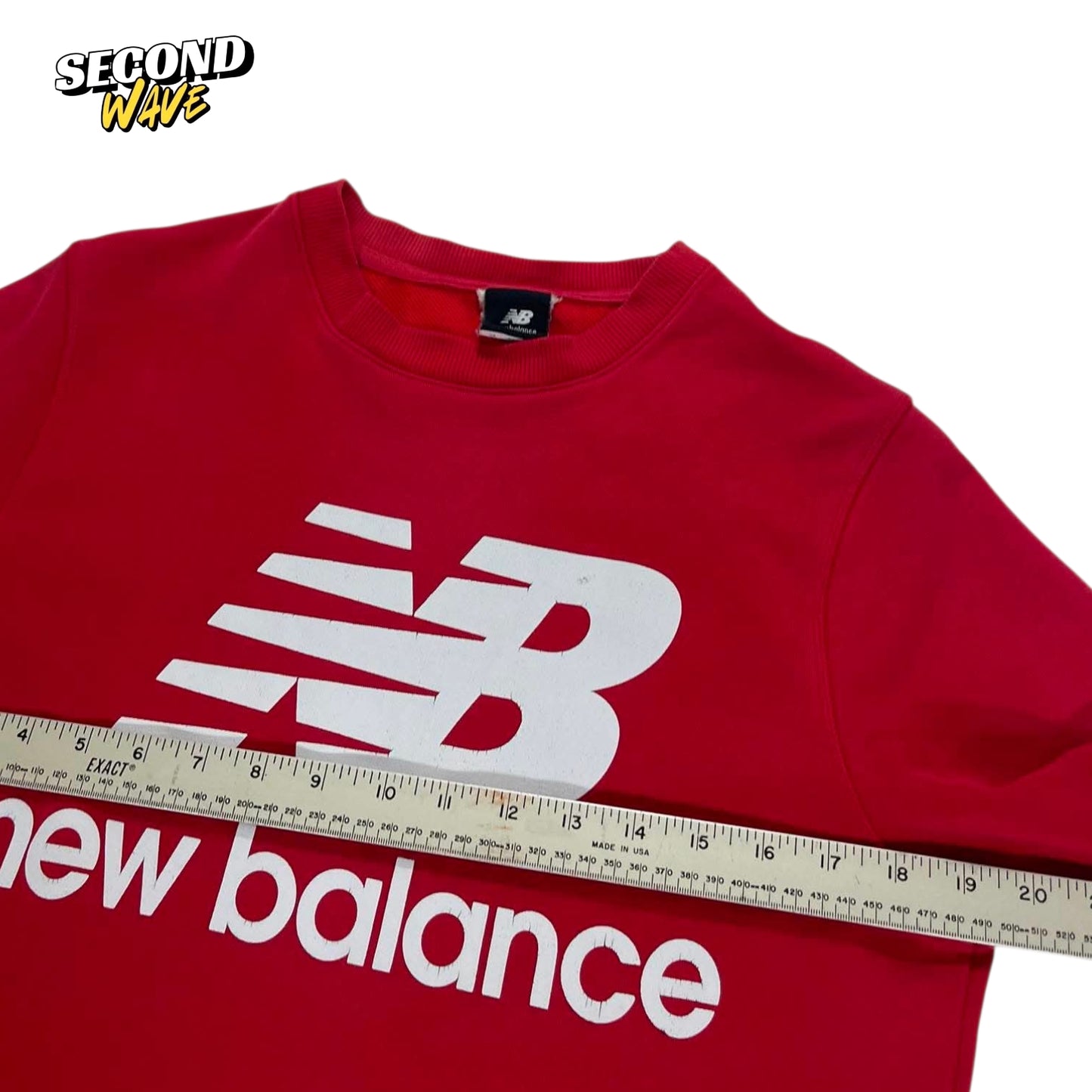 CLASSIC NEW BALANCE RED CREWNECK (S)