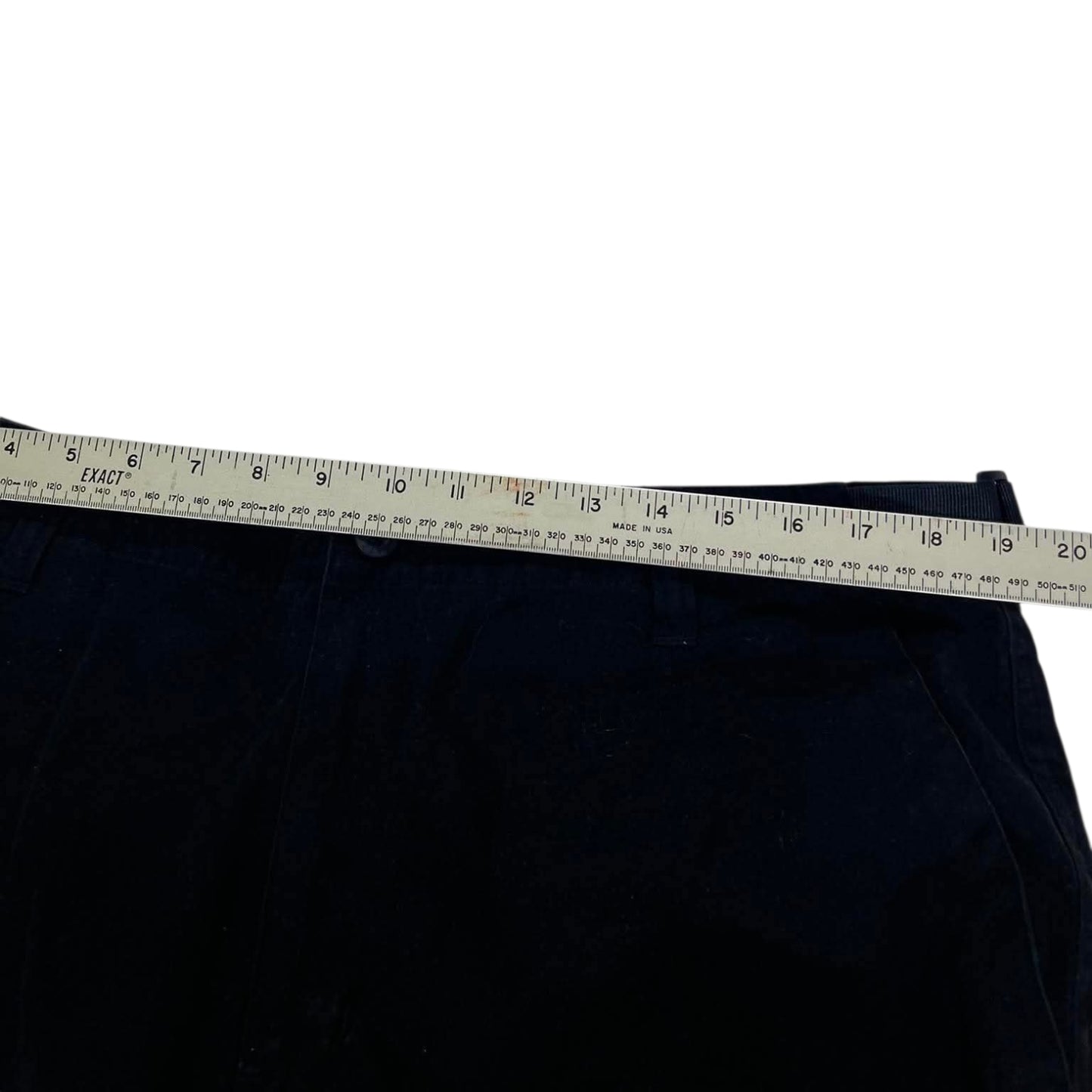 VINTAGE MATCH BLACK BAGGY CARGO PANTS (38)